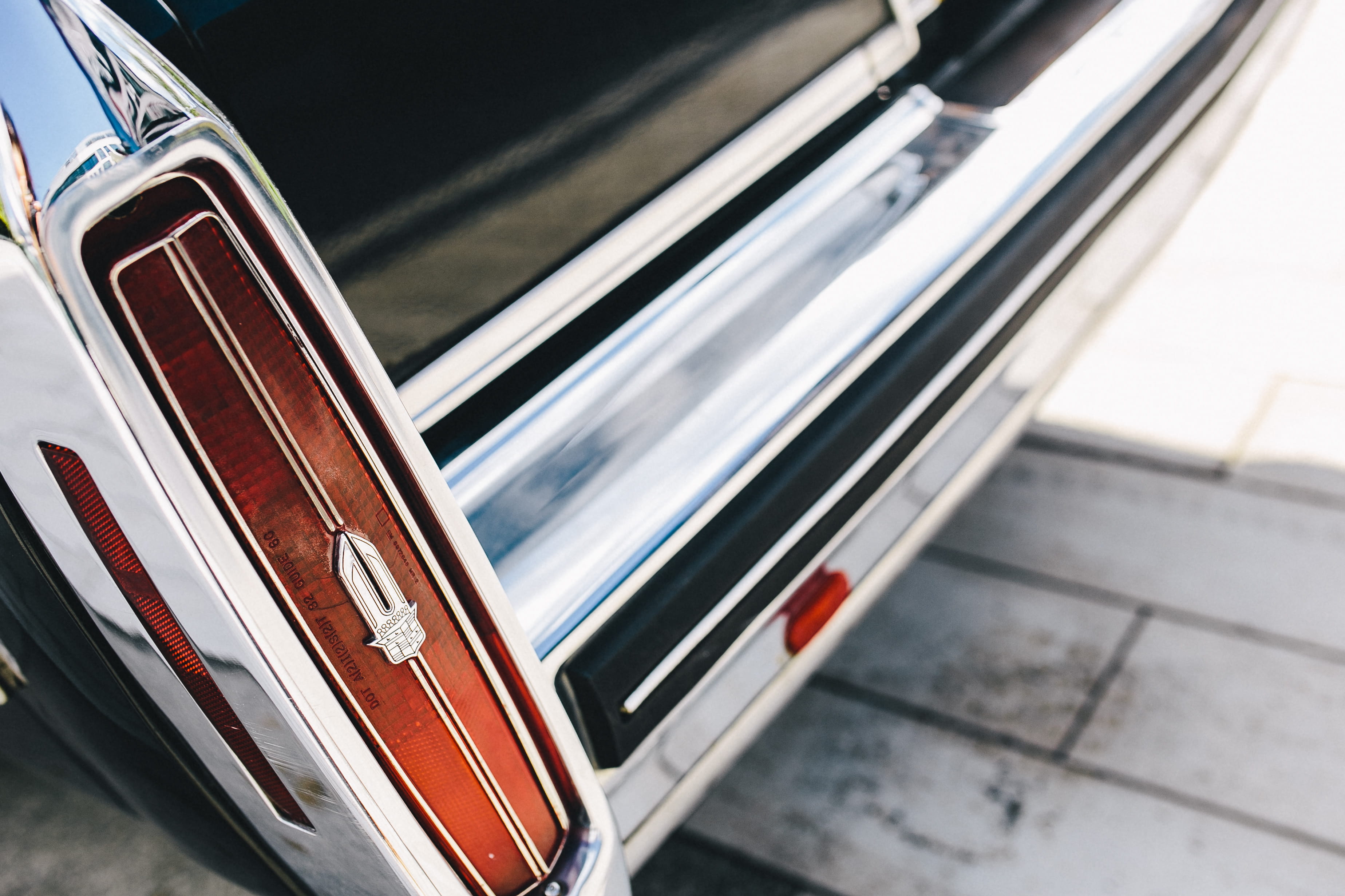 chrome, black car, retro Styled, mode of transportation, shiny, retro, land Vehicle, rear, silver colored, black, 2K, mode of Transport, Close up, motion, HD Wallpaper