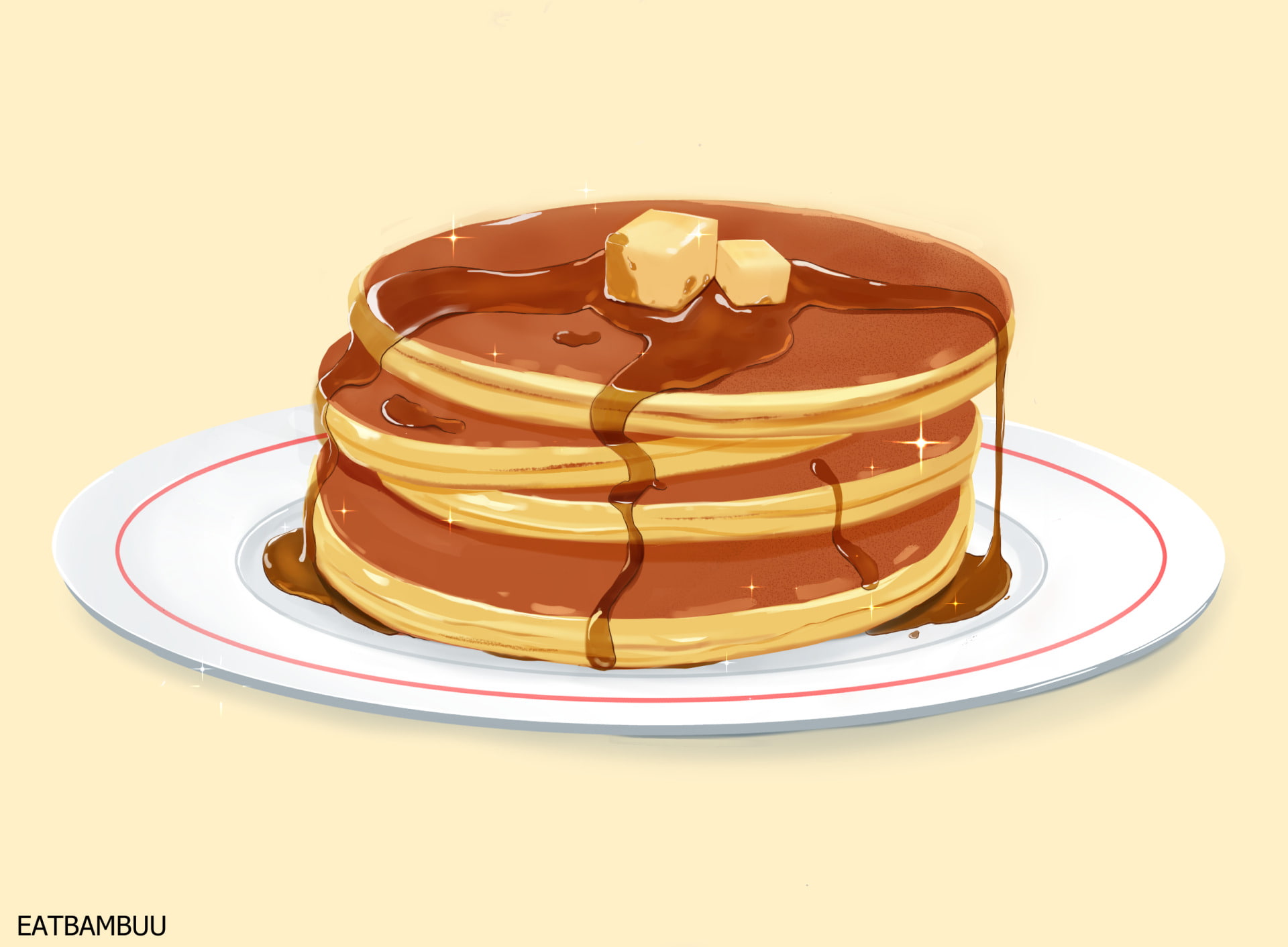 Original, Anime, 1080P, Pancake, HD Wallpaper
