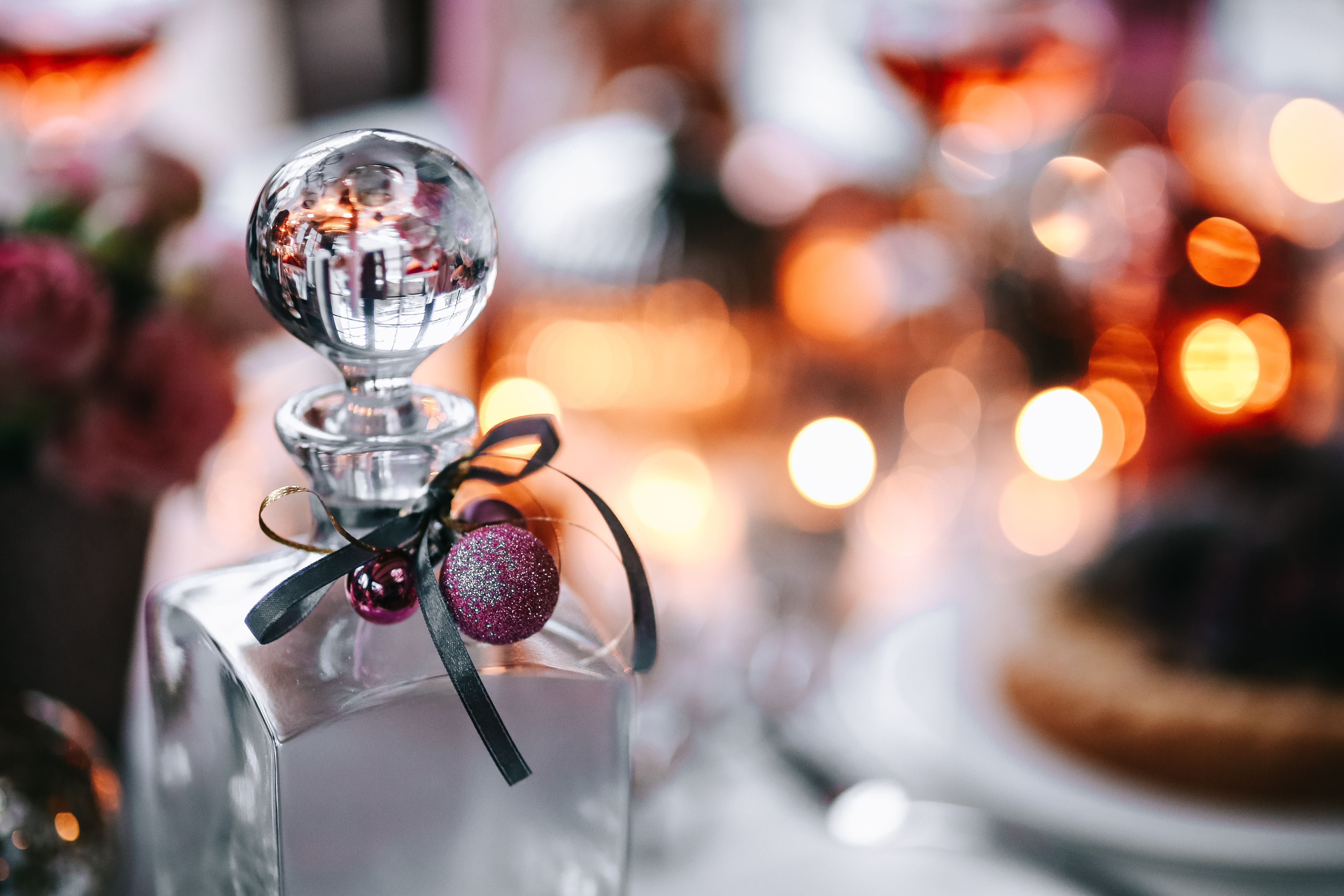 indoors, table set, transparent, light, pink, celebration, shiny, backgrounds, technology, illuminated, hanging, glamour, defocused, glass - material, close-up, HD Wallpaper