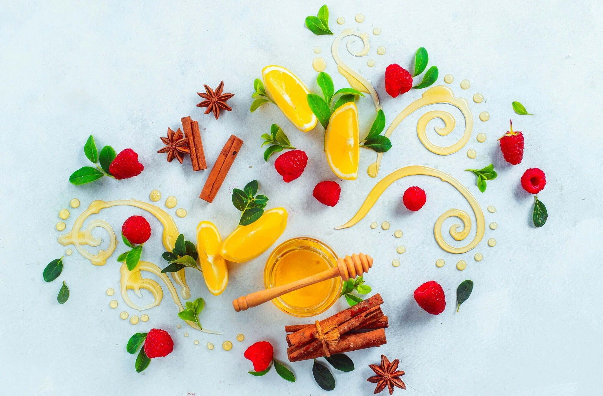 1080P, food, no people, healthy lifestyle, berry fruit, strawberry, large group of objects, wellbeing, choice, fruit, honey, high angle view, food and drink, HD Wallpaper