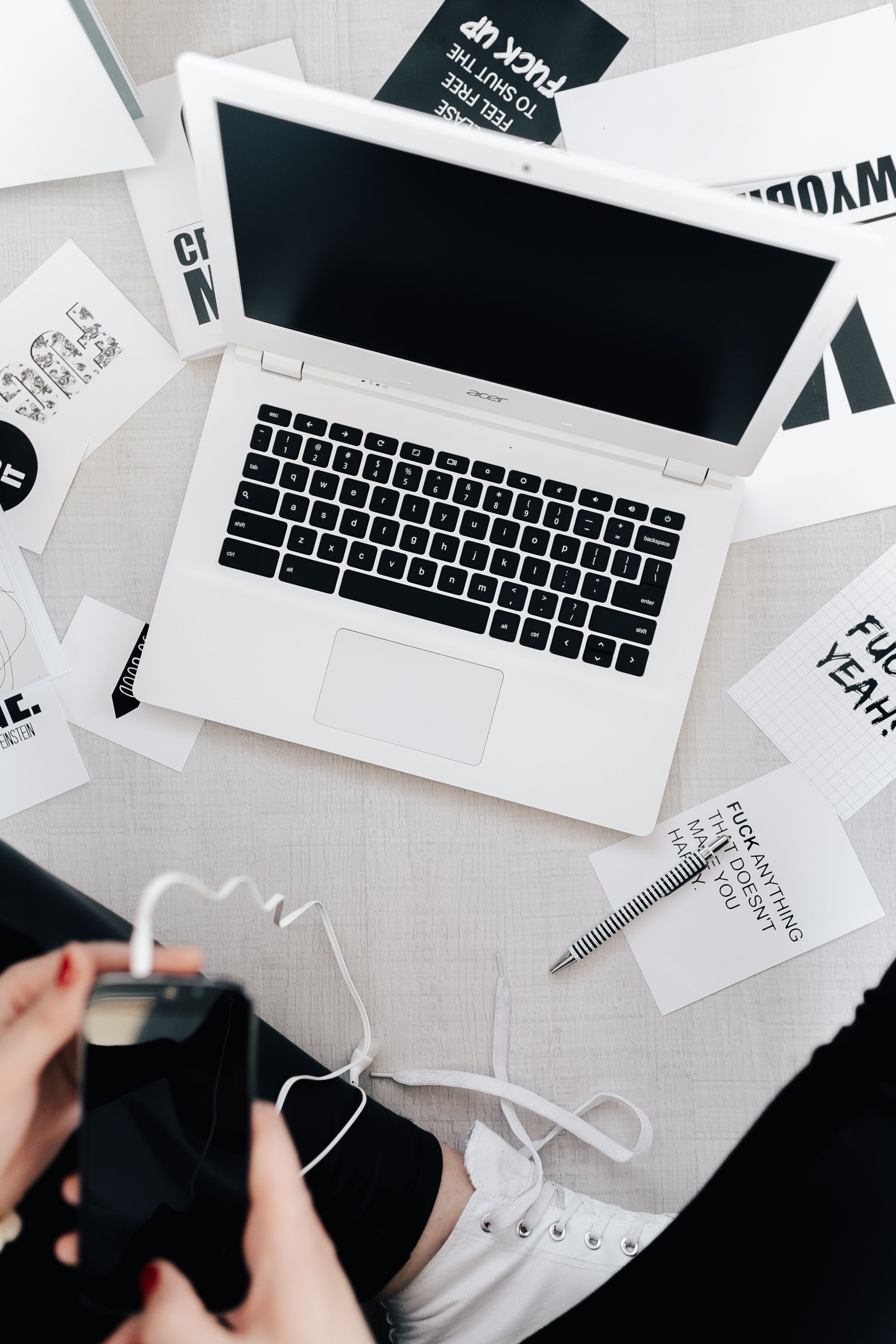 workspace, communication, writter, using laptop, hand, minimalist, finger, human hand, technology, one person, computer, portable information device, home office, Phone HD Wallpaper