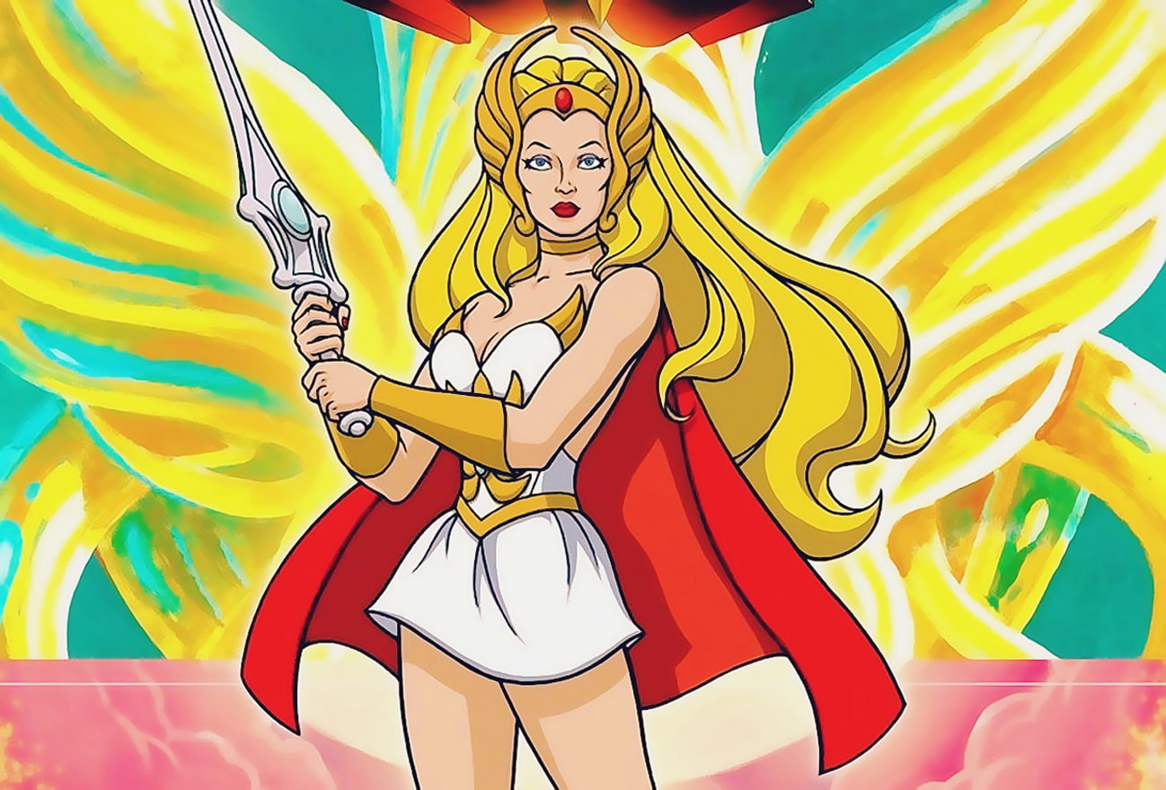 She-Ra, warrior, princess, cartoon, illustration, 720P, HD Wallpaper