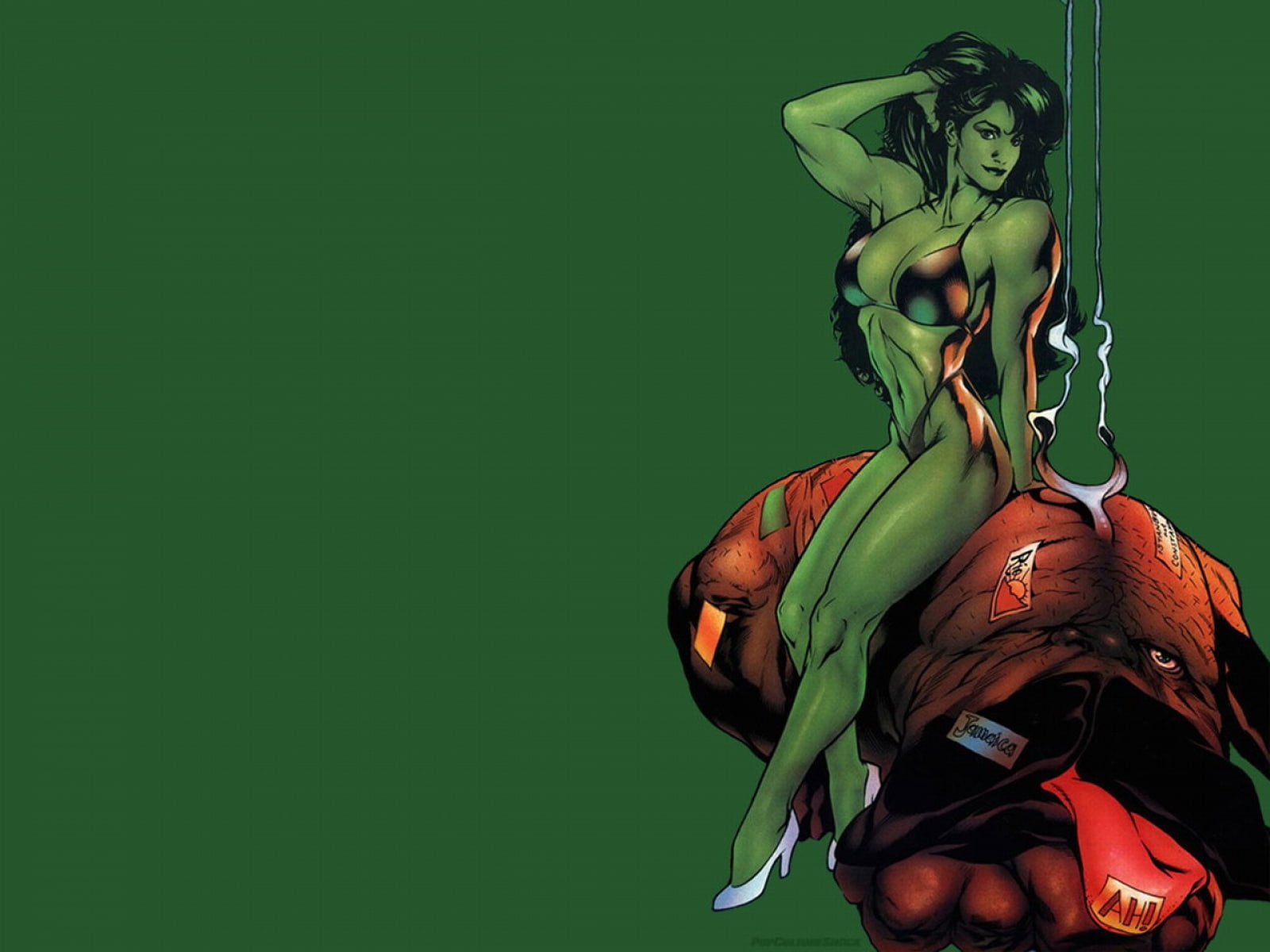 hulk, comics, hd, 720P, she, HD Wallpaper