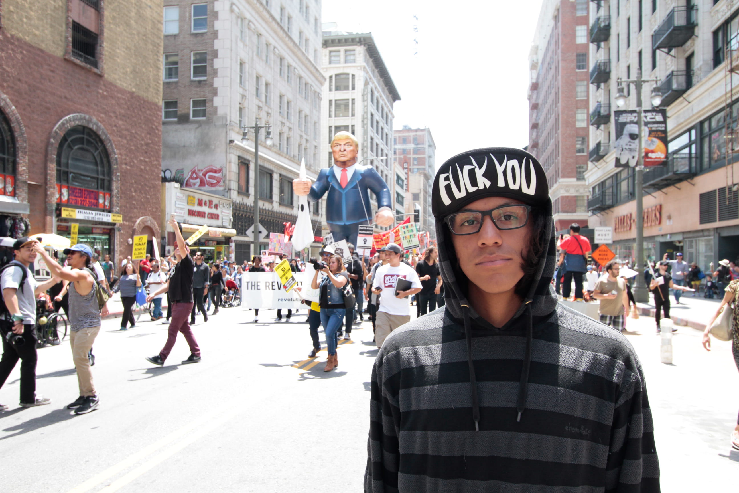protest, lifestyles, crowd, male, city, incidental people, large group of people, men, young adult, fuckyou, youth, 2K, portrait, looking at camera, group of people, HD Wallpaper