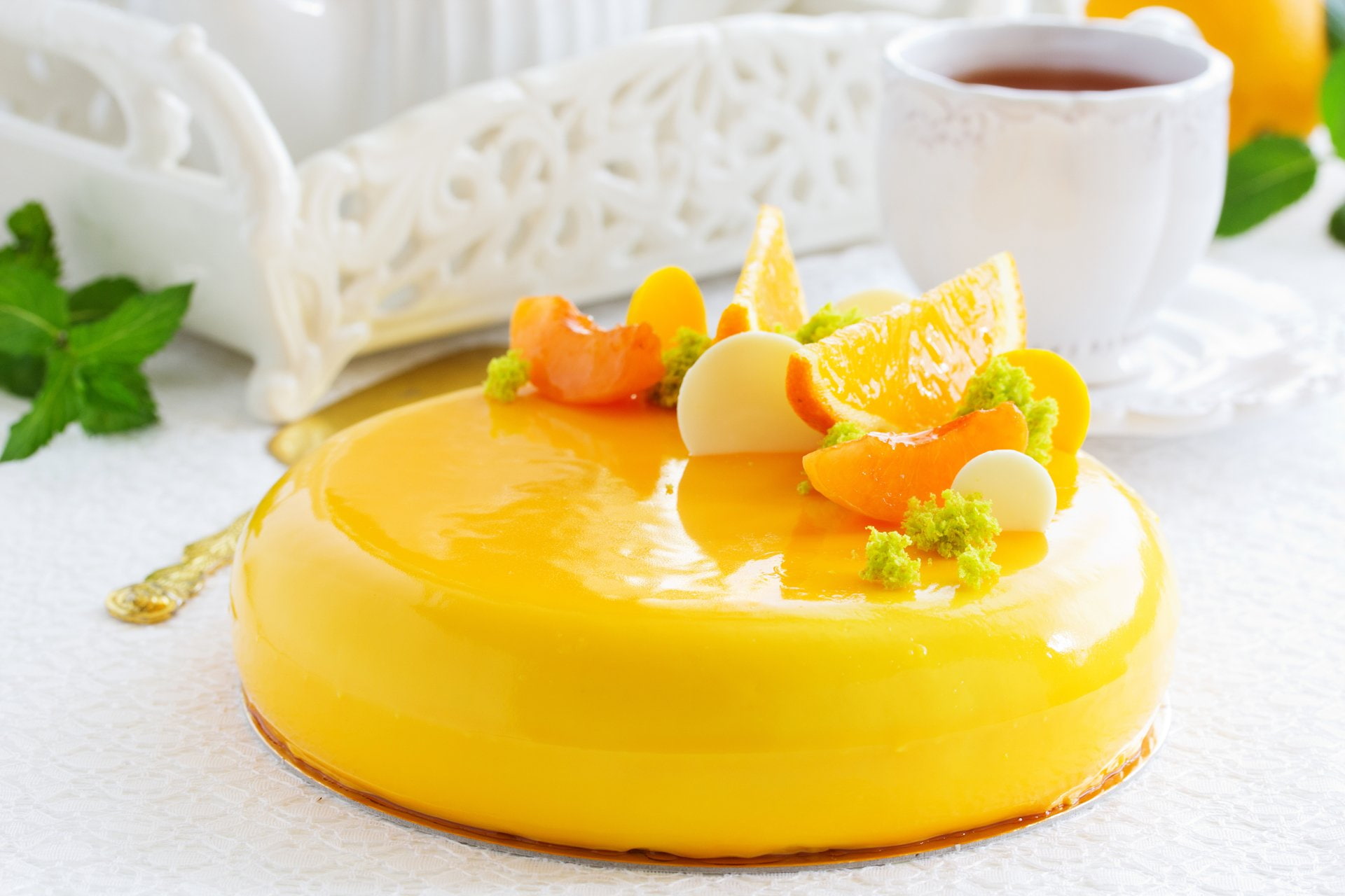 Still Life, Food, Dessert, Cake, Fruit, Pastry, 1080P, HD Wallpaper
