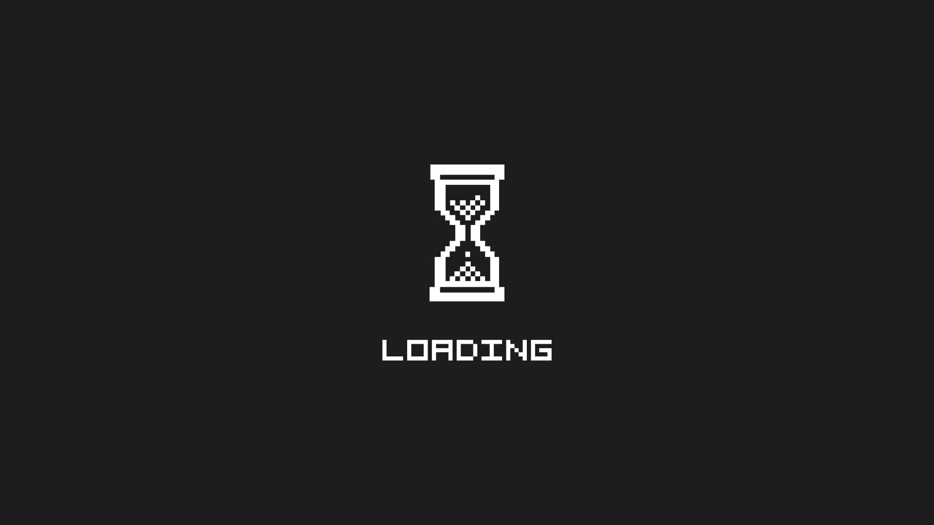 hourglasses, minimalism, monochrome, loading, 1080P, HD Wallpaper