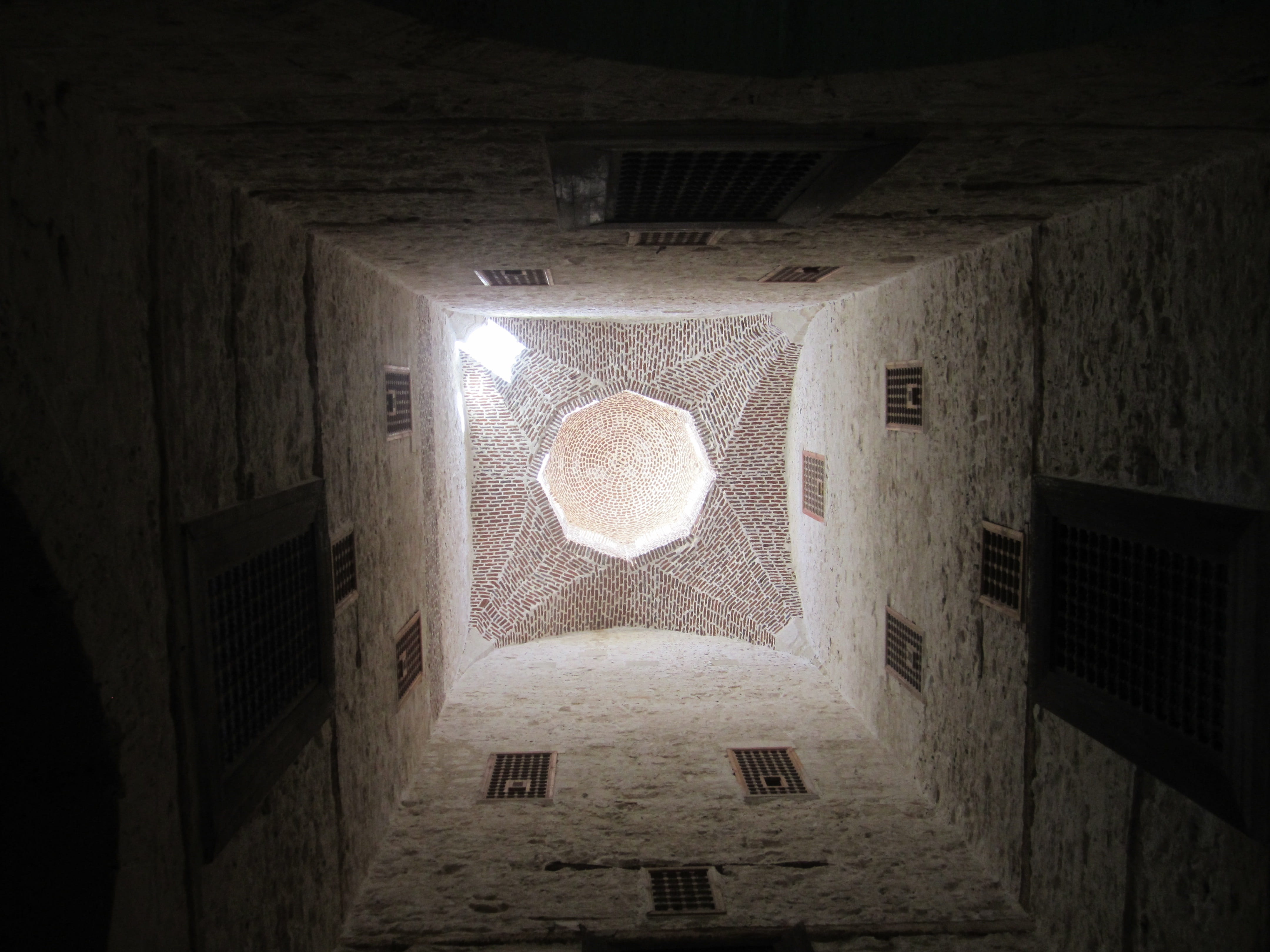 illuminated, light - natural phenomenon, low angle view, castle, roof, no people, ceiling, wall - building feature, wall, night, Bey, old, architecture, HD Wallpaper