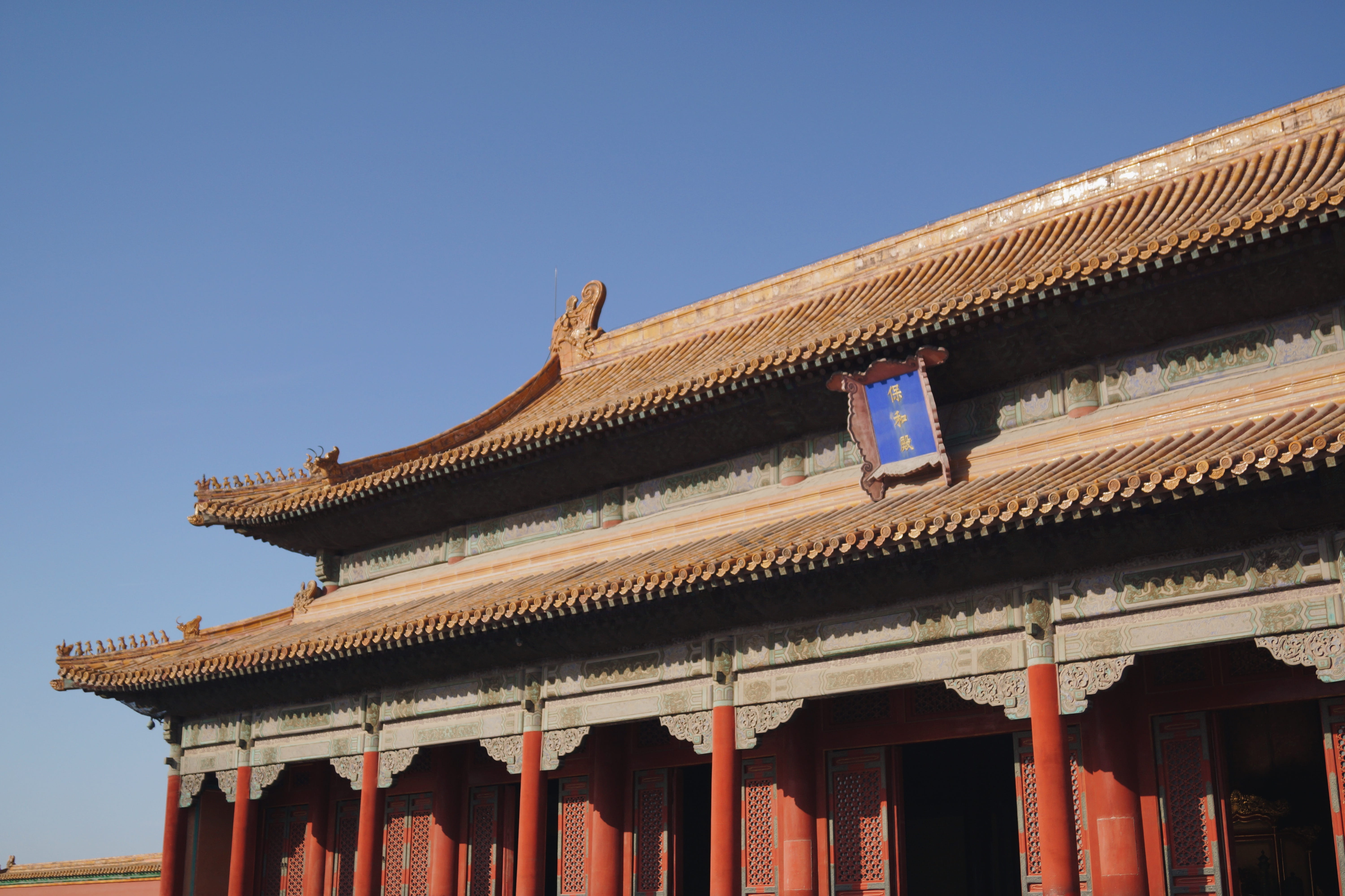 worship, clear sky, place of worship, travel destinations, china, low angle view, architectural column, religion, history, beijing, built structure, building exterior, HD Wallpaper
