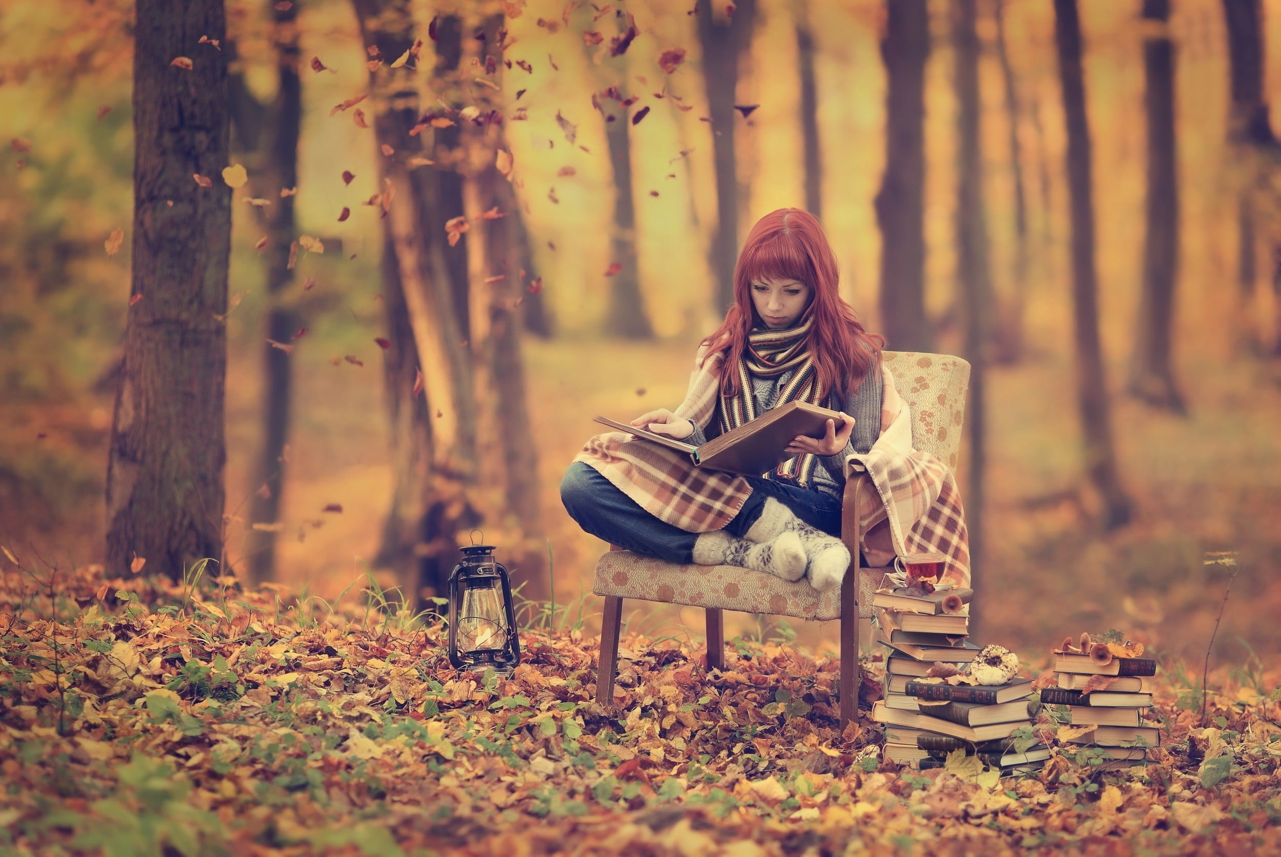 plant, digital, beauty In Nature, young women, females, lifestyles, retro Styled, bench, siting, casual Clothing, cute, happiness, caucasian Ethnicity, HD Wallpaper
