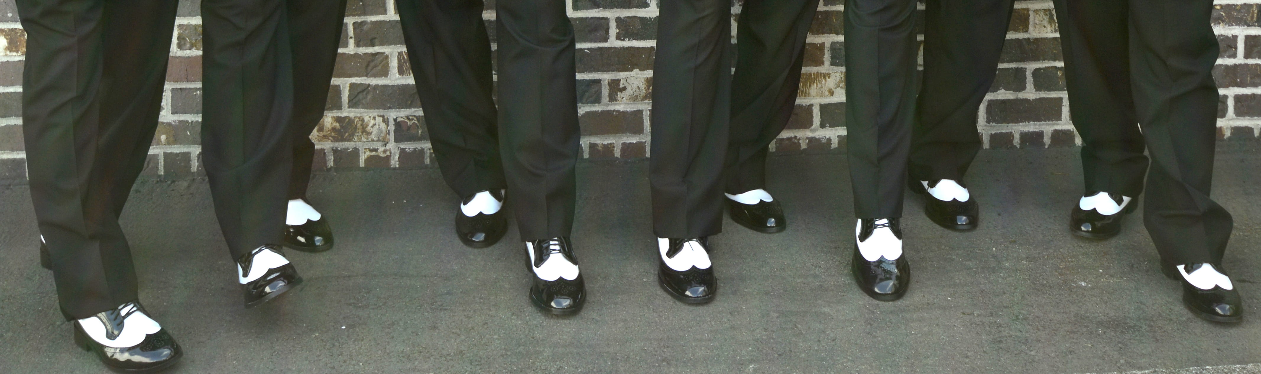 standing, wedding, medium group of people, day, uniform, wingtips, black and white, in a row, side by side, people, group, men, real people, 4K, shoes, HD Wallpaper