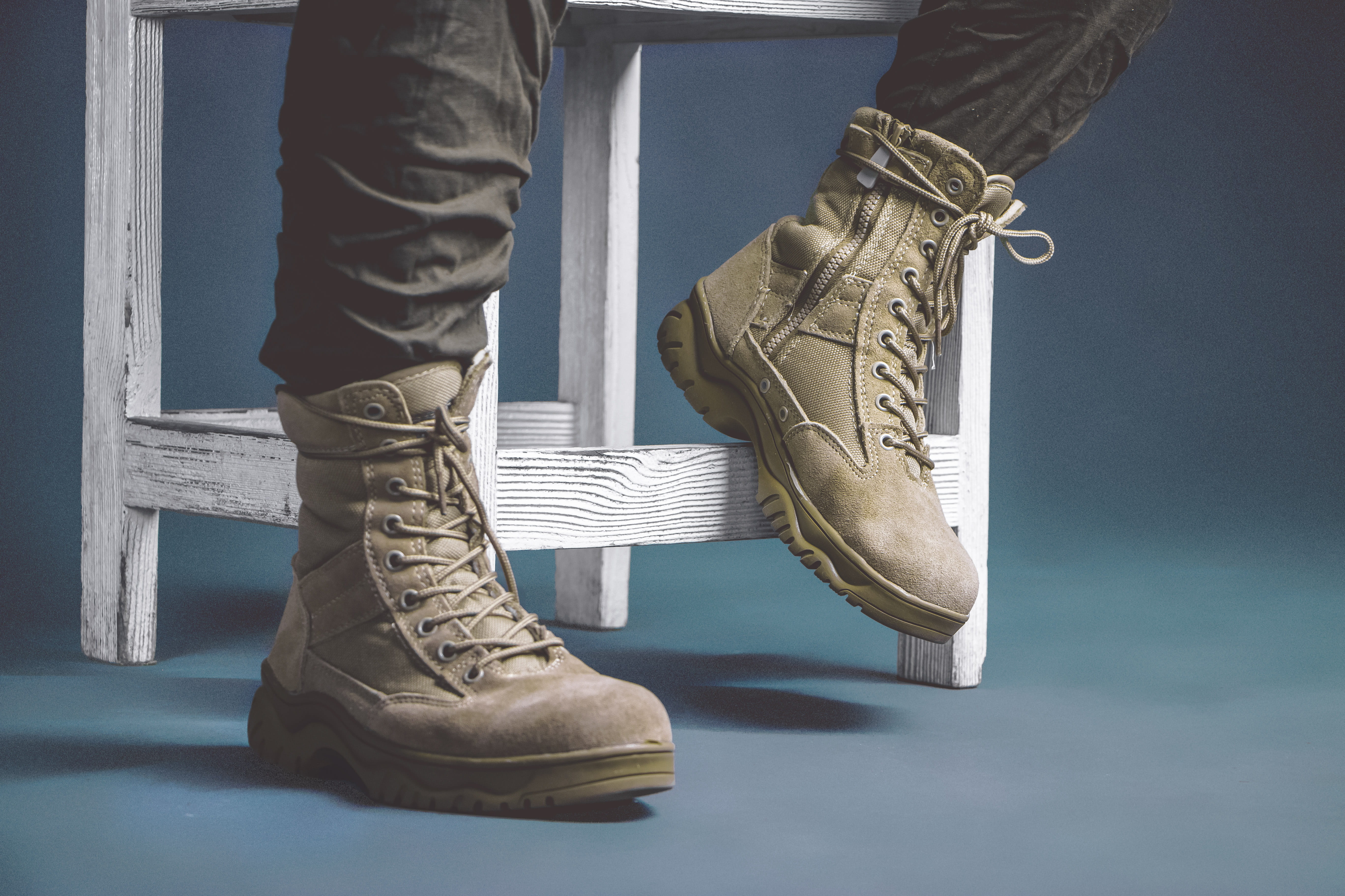 boots, wearing, human leg, fashion, footwear, person, cowboy boot, boot, one person, jeans, human body part, lace, gray, blue, close-up, casual clothing, HD Wallpaper