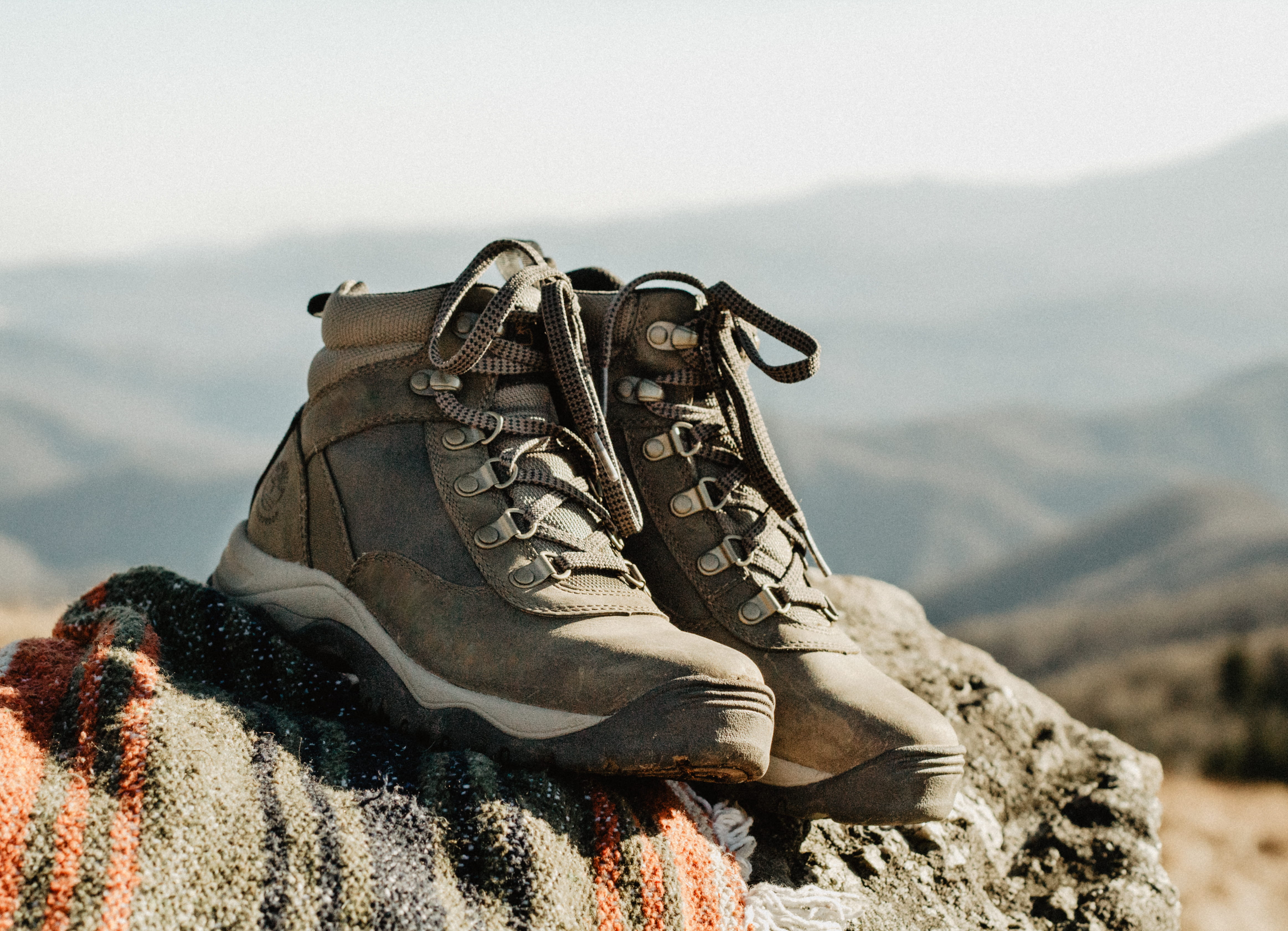 nature, gray, travel destinations, boots, hiking, shoe, blanket, focus on foreground, sky, explore, scenics - nature, security, uniform, shoes, outdoors, HD Wallpaper