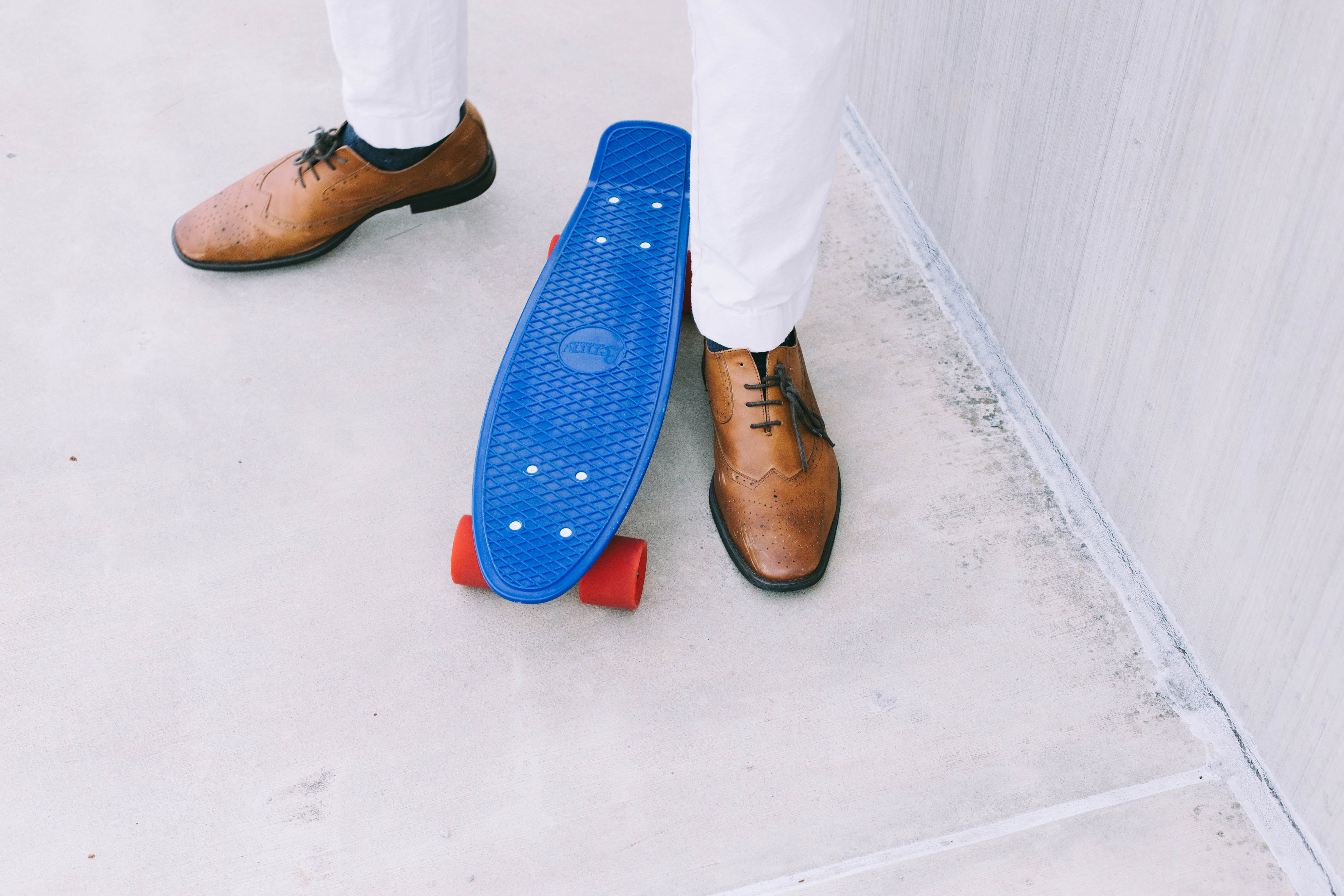 low section, body part, one Person, penny board, human limb, feet, standing, human Foot, lifestyles, outdoors, adult, rubber boot, shoe, white color, skateboard, HD Wallpaper