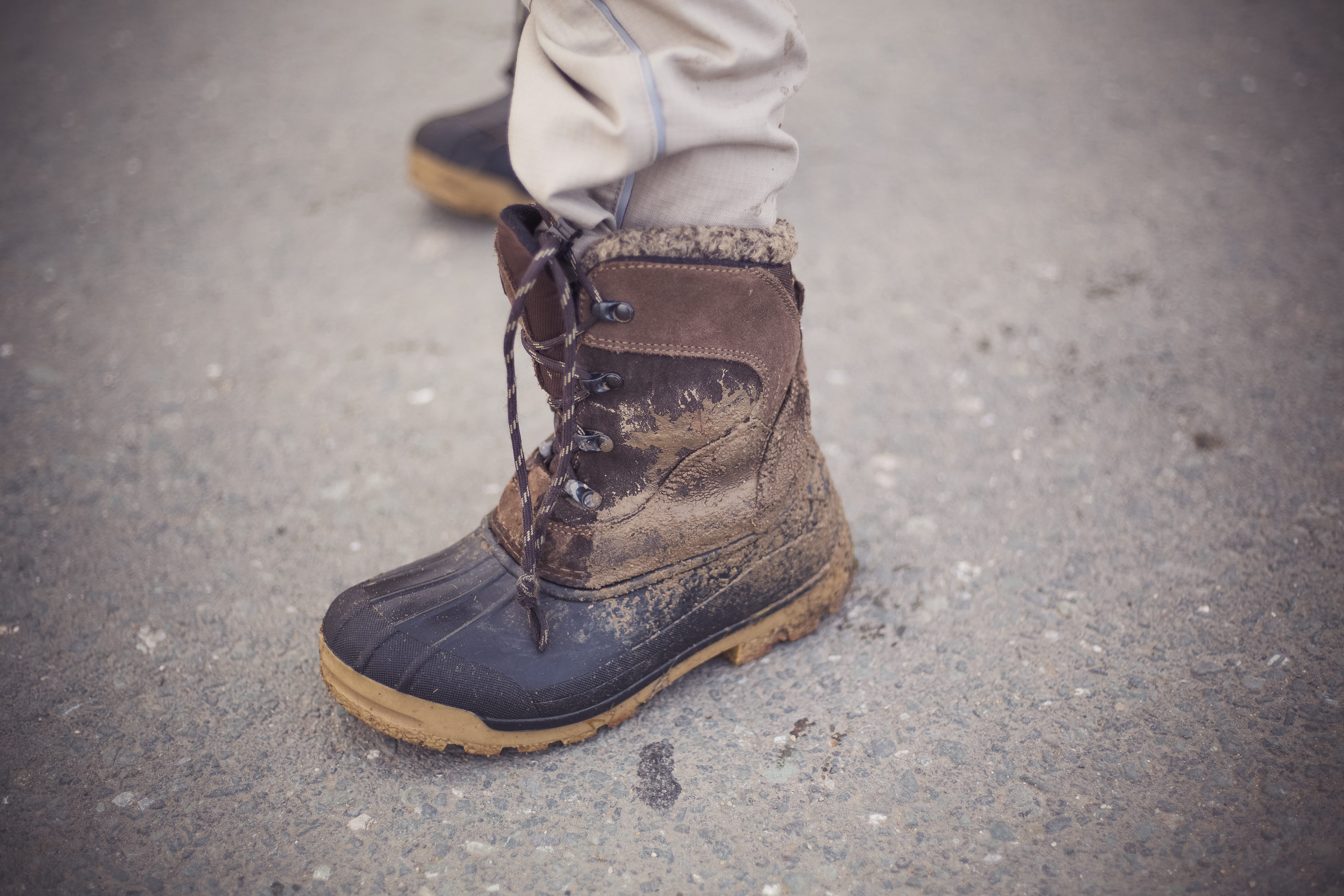 real people, boots, foot, boot, lifestyles, close-up, standing, wearing, human leg, clothing, leather, day, left, low section, laces, person, 5K, city, HD Wallpaper