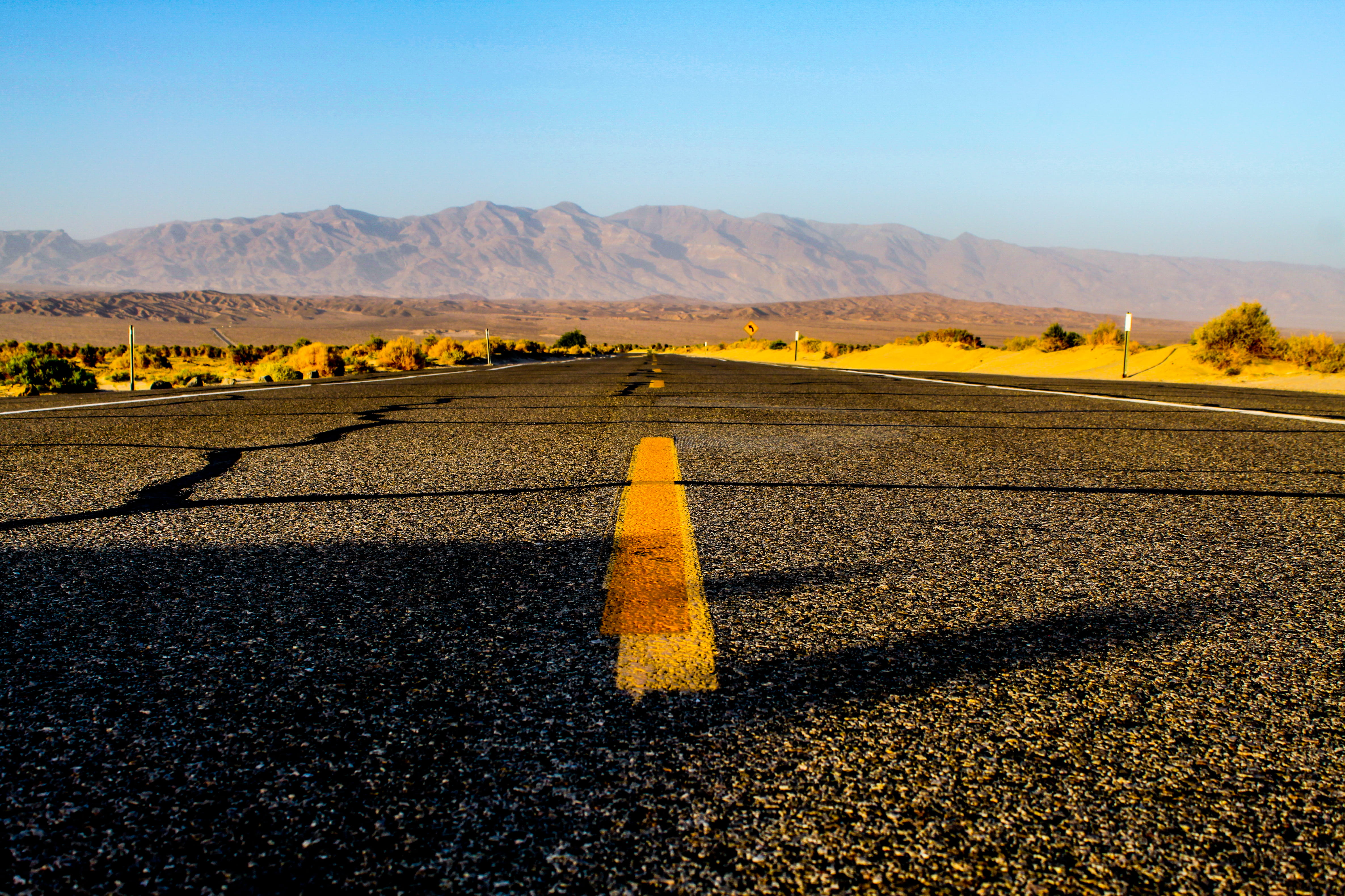 landscape, street, ridge, gray, rural Scene, scenics, highway, outdoors, tranquility, environment, scenics - nature, area, travel, desert, 4K, travel Locations, HD Wallpaper