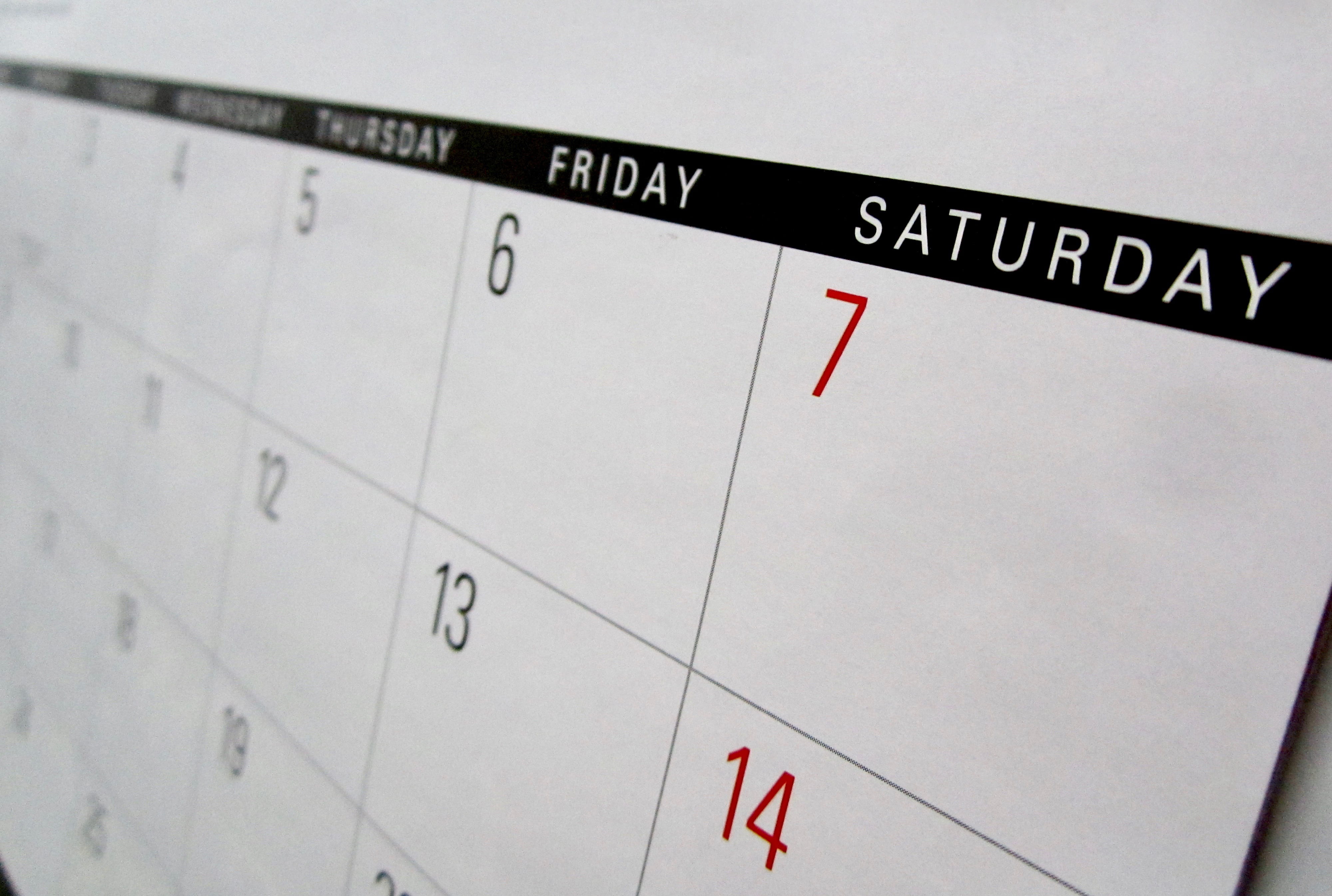 red, document, copy space, no people, reminder, time, deadline, day, high angle view, selective focus, planning, paper, number, calendar, close-up, saturday, HD Wallpaper
