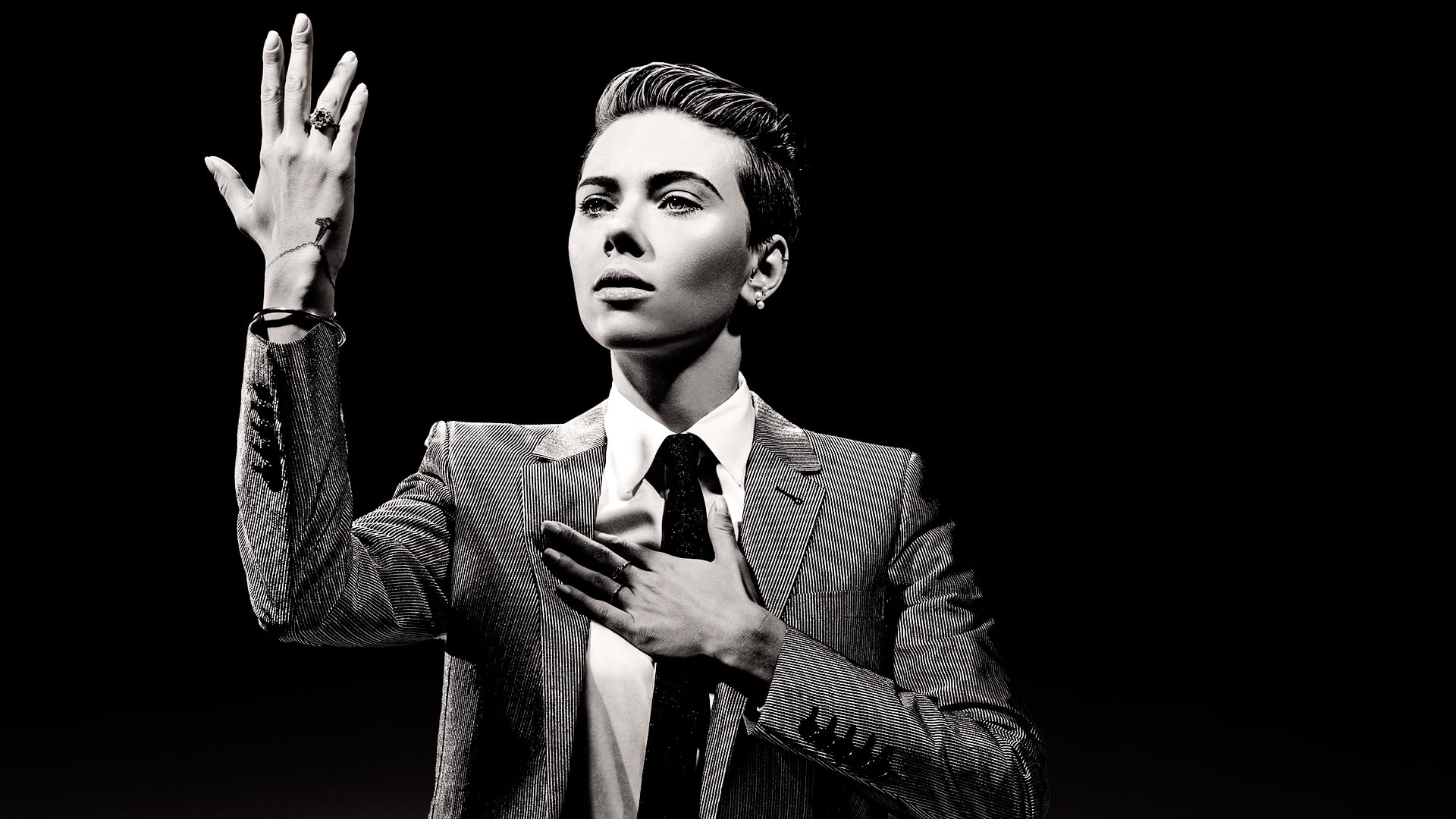 Scarlett Johansson, 1080P, Saturday Night Live, 2015, photoshoot, HD Wallpaper