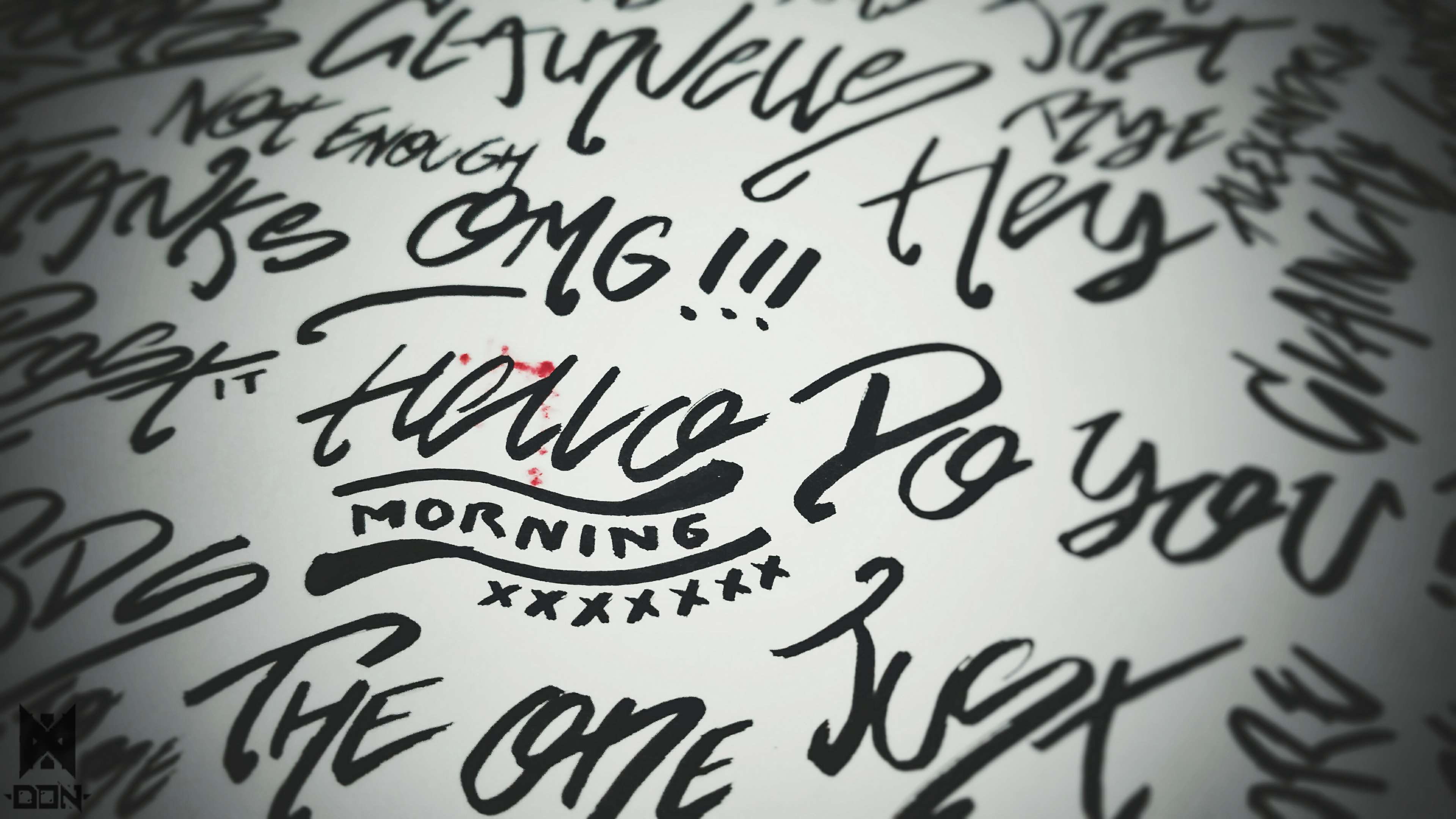 no people, non-western script, message, communication, selective focus, indoors, 4K, close-up, text, typography lettering handletteing font type, education, HD Wallpaper