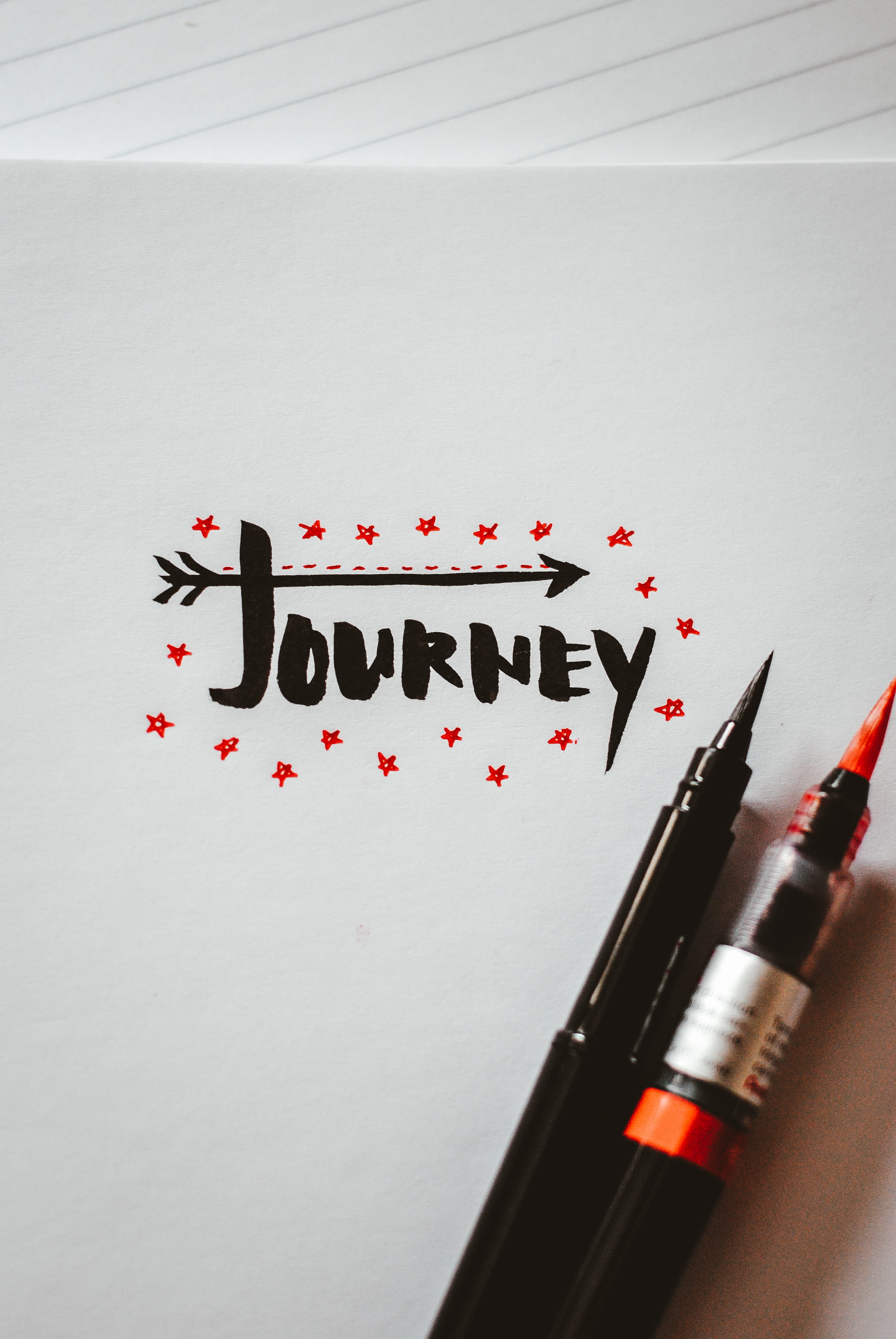 handlettering, motivation, pens, art, page, pen, journey, business, star, sign, two, signature, ideas, black, concepts, design, handwriting, paper, type, Phone HD Wallpaper