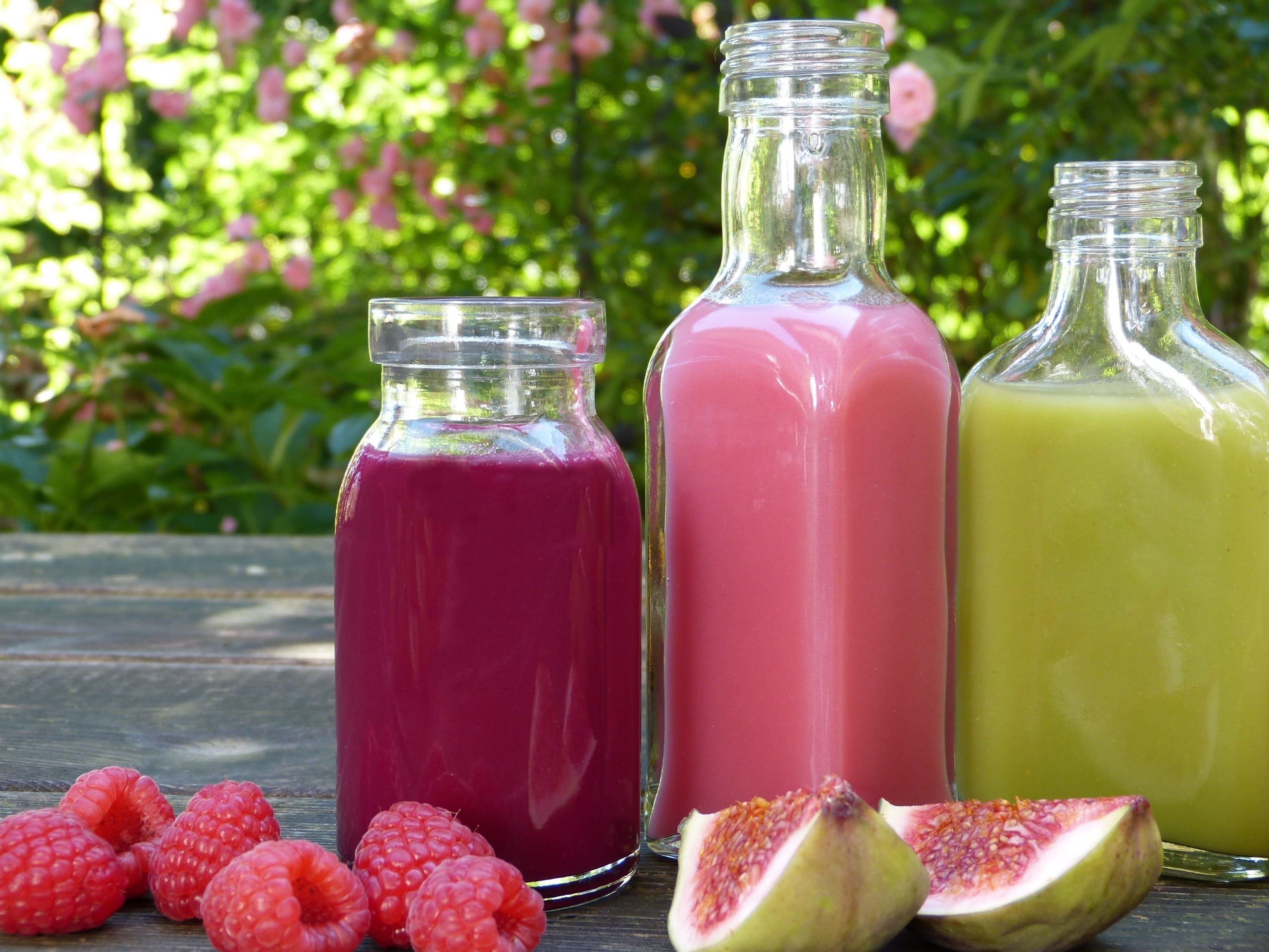 glass, 2K, jar, vegetarian, breakfast, spa, wellbeing, colorful, raspberry, immune system, flu, juice, prevent, healthy eating, berry fruit, cold, day, HD Wallpaper