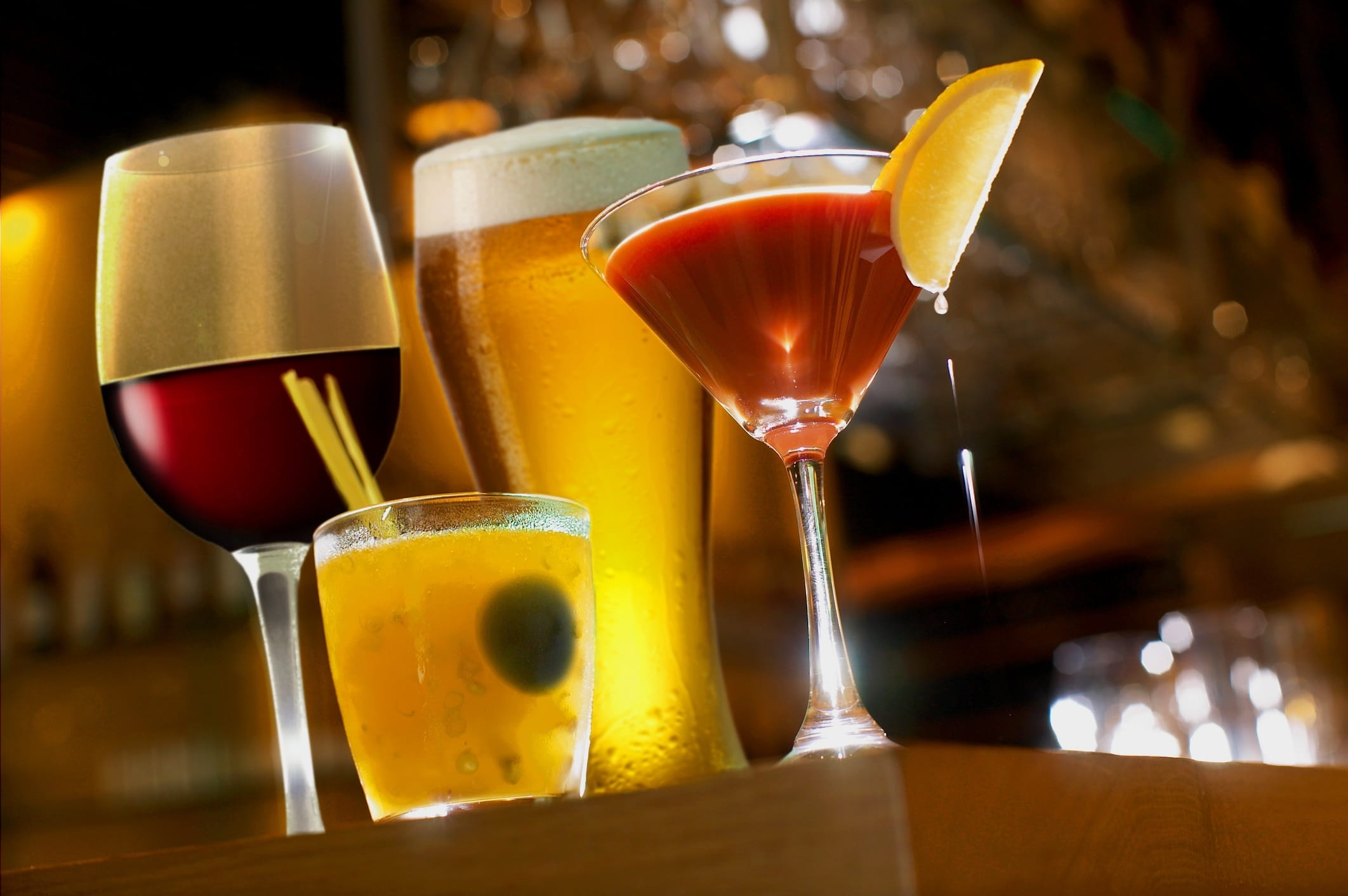 party - Social Event, restaurant, table, choice, drinking Glass, cocktail, wineglass, selective Focus, cold temperature, glass - Material, close-up, bar - Drink Establishment, HD Wallpaper