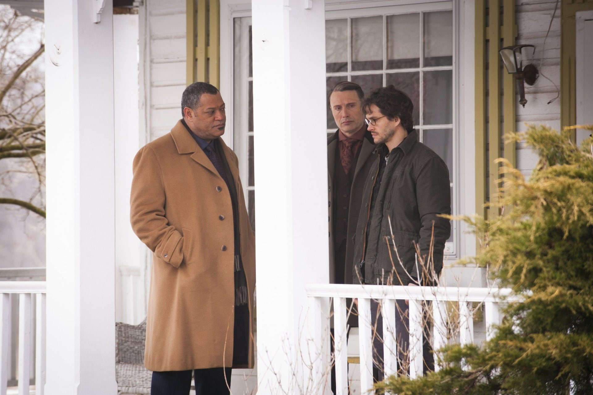 Hannibal, Laurence Fishburne, 1080P, TV Show, Hugh Dancy, Mads Mikkelsen, HD Wallpaper