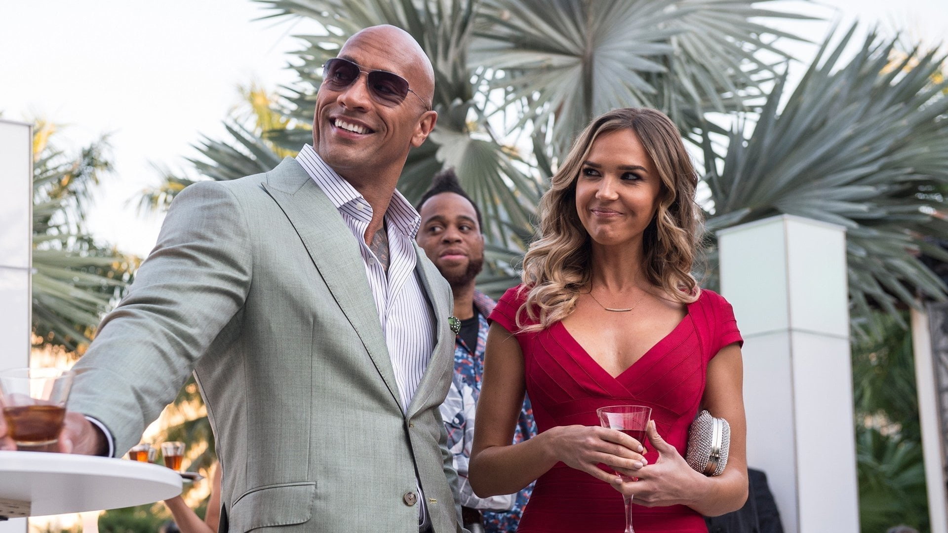 Ballers, TV Show, Sunglasses, Actor, Smile, Dwayne Johnson, Ballers (TV Series), 1080P, Suit, Man, HD Wallpaper