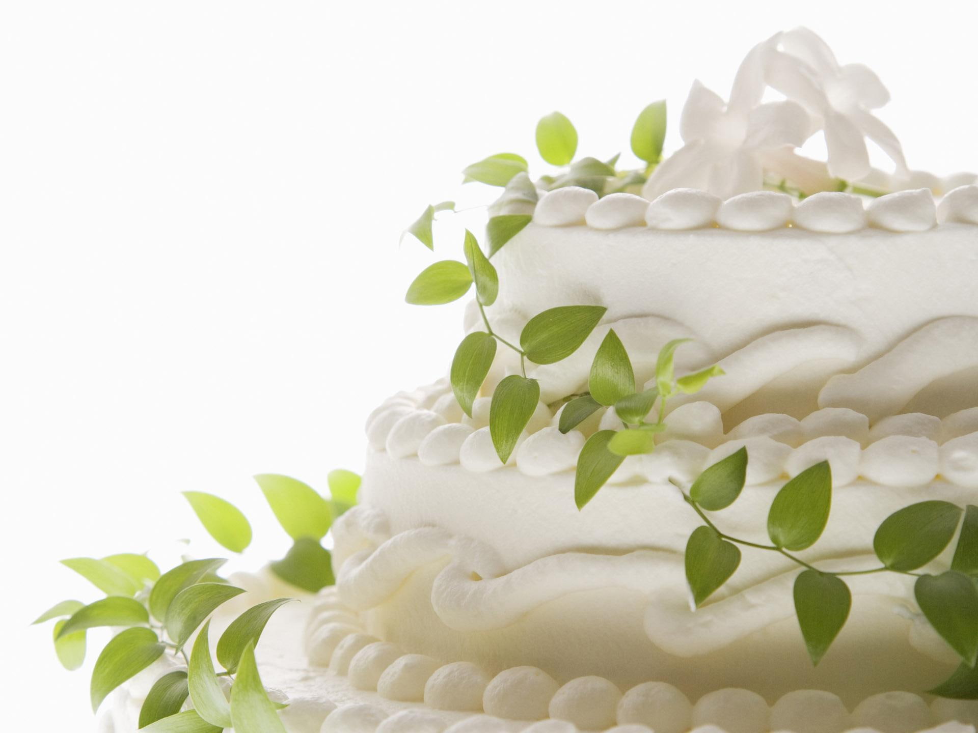 1080P, wedding, cream, 3d and abstract, food, white wedding cake, cake, white, HD Wallpaper
