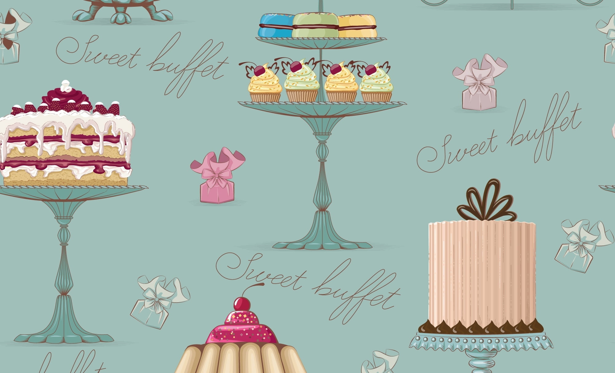 birthday cake, temptation, cake, snack, patterns, muffin, holiday, wedding, text, cakes, seamless, refreshment, symbol, event, graphic, gift, cookie, baked, HD Wallpaper
