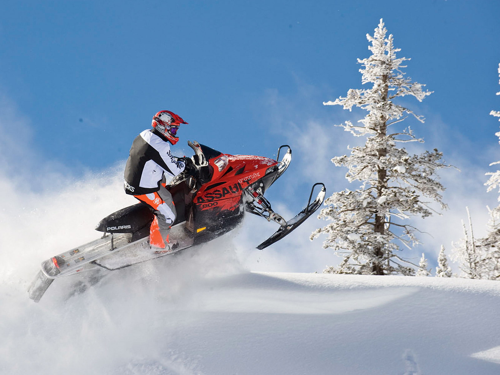 sled, assault, snowmobile, polaris, 720P, rmk, snow, winter, HD Wallpaper