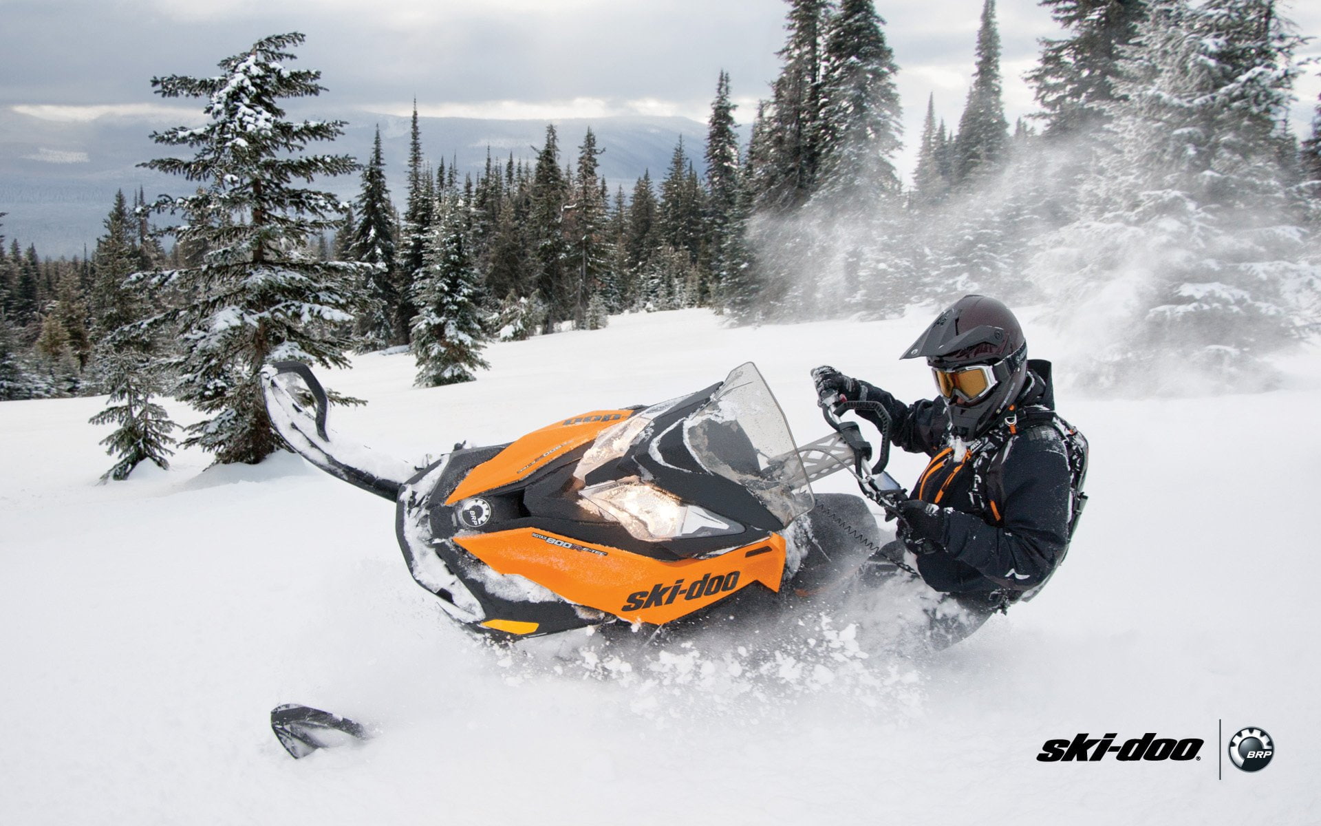 snow, doo, snowmobile, extreme, ski, sled, winter, 1080P, ski-doo, HD Wallpaper