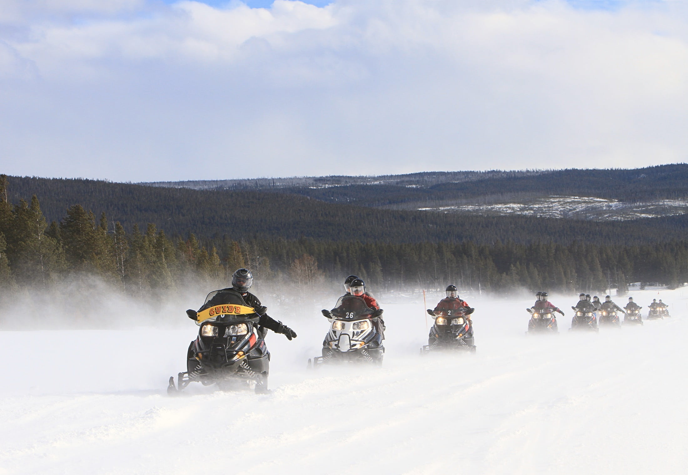 cold temperature, people, winter, outdoors, mountain, nature, lifestyle, riding, snow, mountain range, adventure, snowmobiling, sport, vacations, group of people, HD Wallpaper