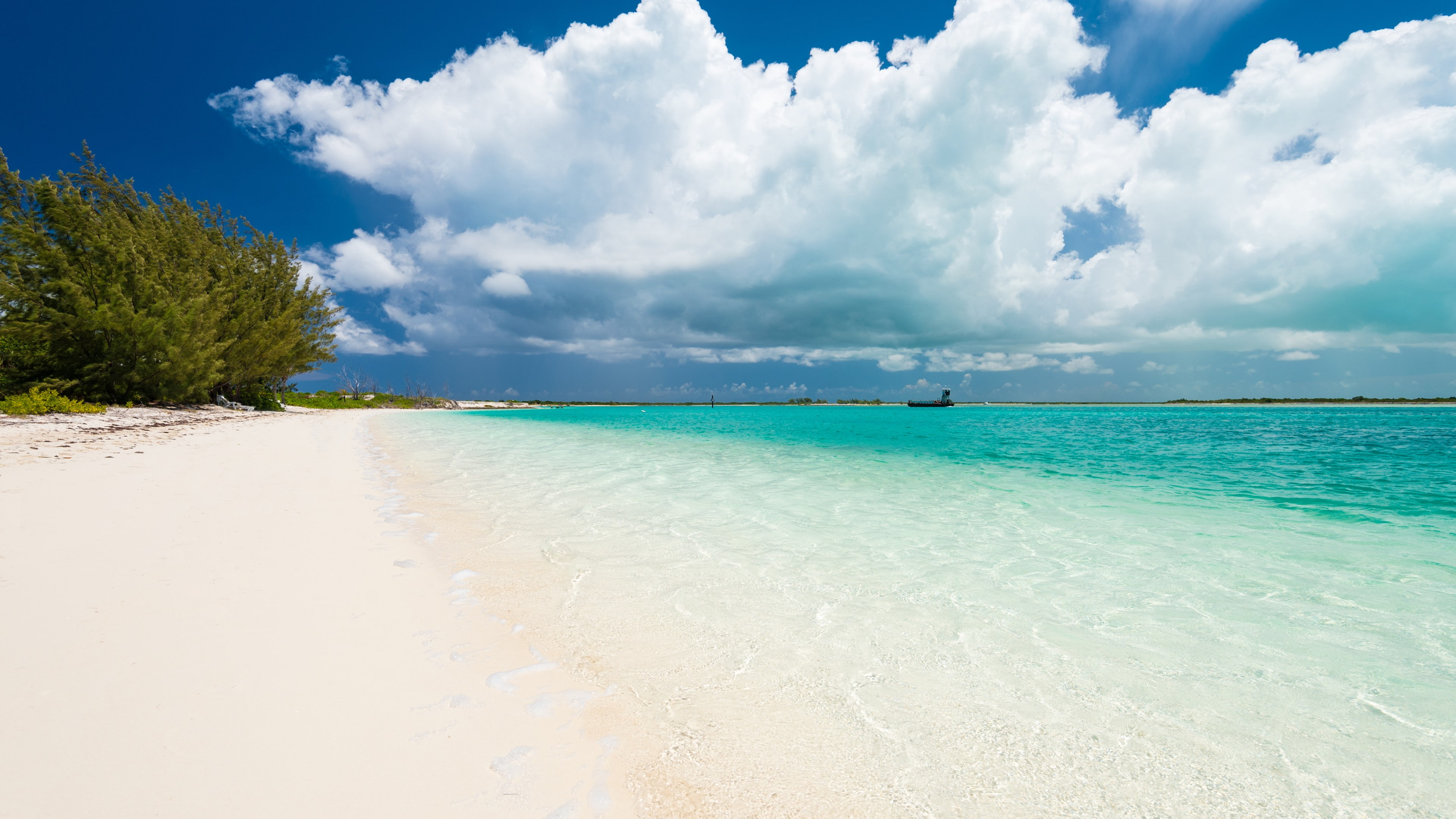Grace Bay, Providenciales, Travellers Choice Awards 2016, Turks and Caicos, 4K, HD Wallpaper