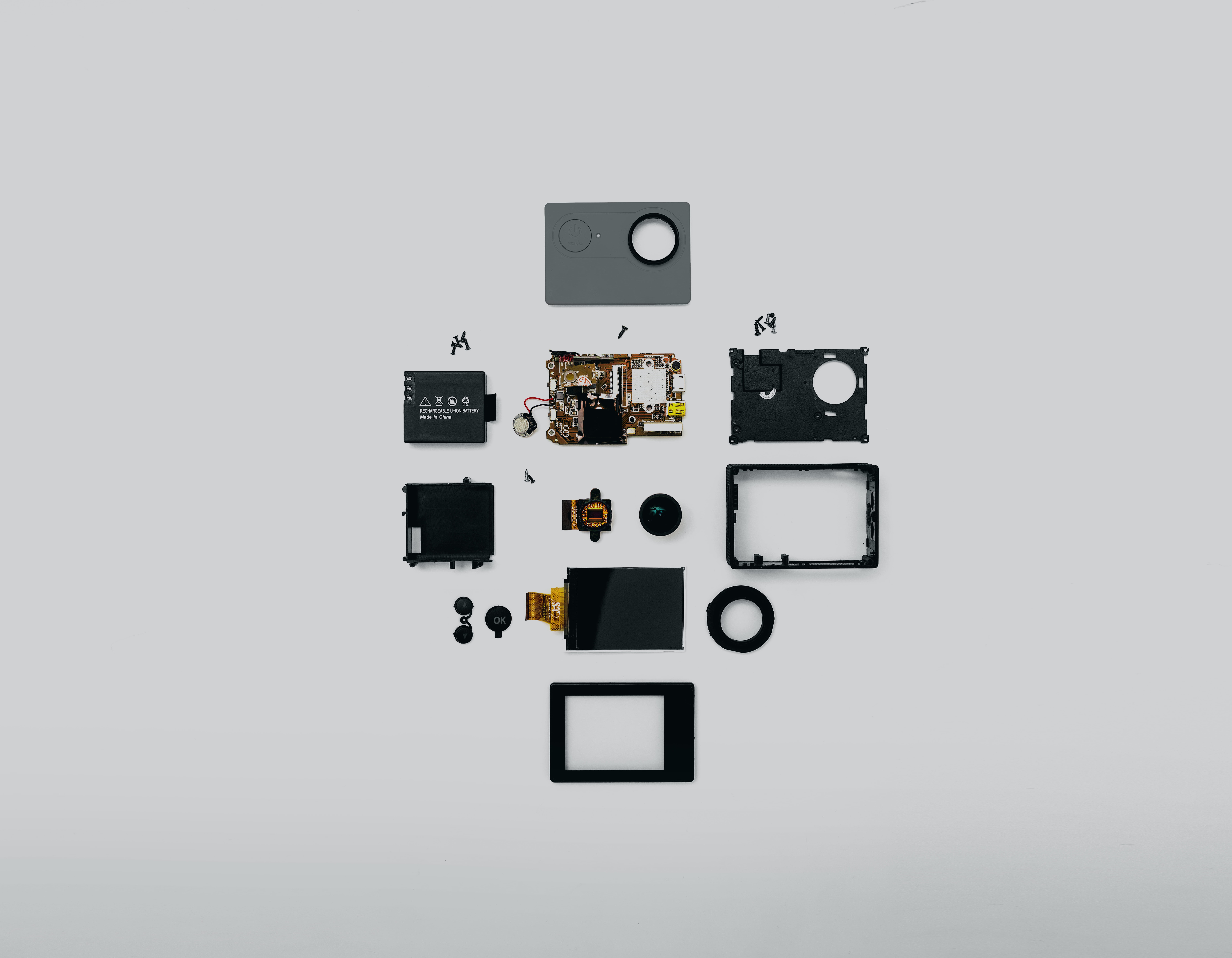 studio shot, camera, photographic equipment, cut out, security, connection, photography themes, device, kit, black, no people, close-up, parts, white background, HD Wallpaper