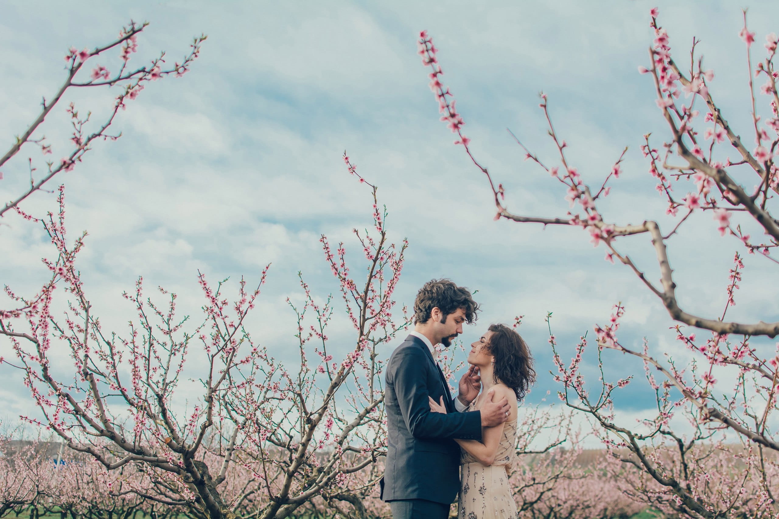 lifestyles, real people, young adult, adult, women, togetherness, tree, young women, love, couple, nature, sky, cloud - sky, couple - relationship, HD Wallpaper