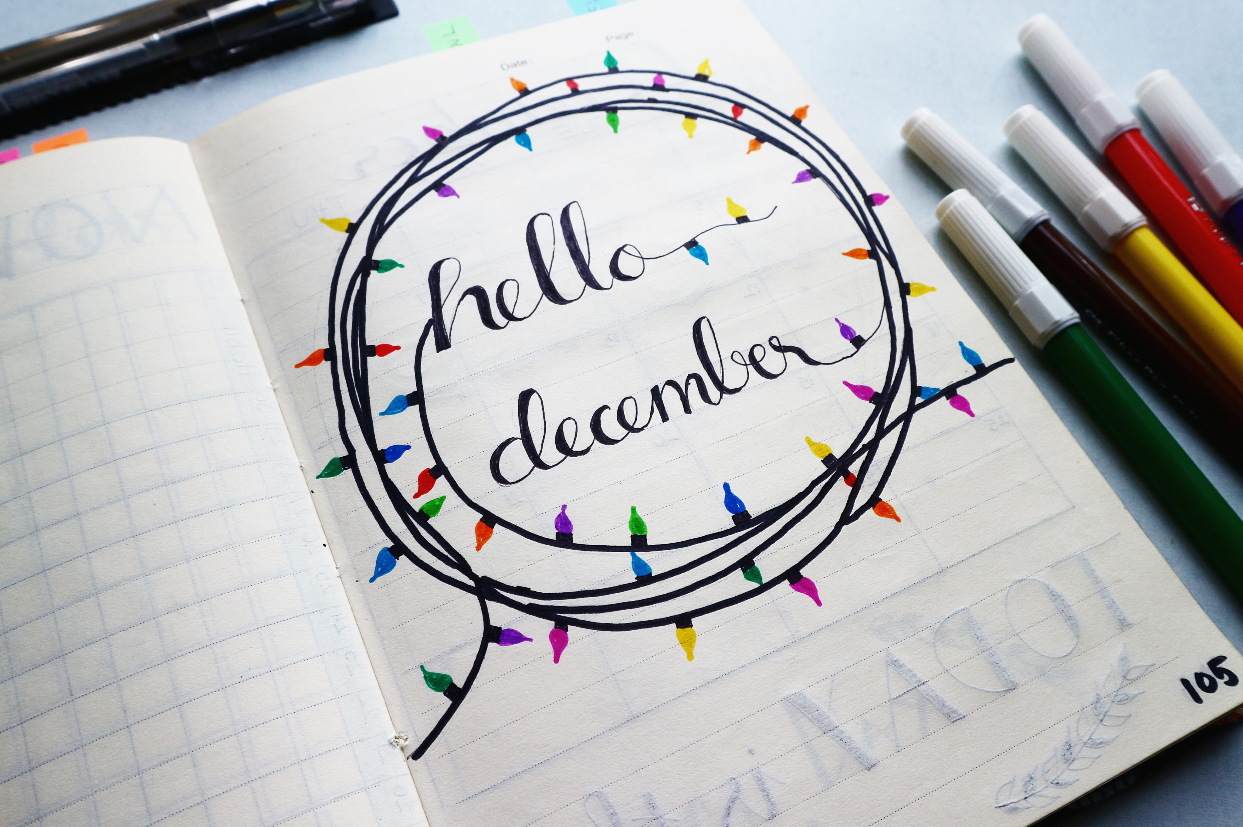 pen, paper, analyzing, hello, calligraphy, contemplation, colourful, western script, high angle view, publication, indoors, 4K, communication, no people, HD Wallpaper