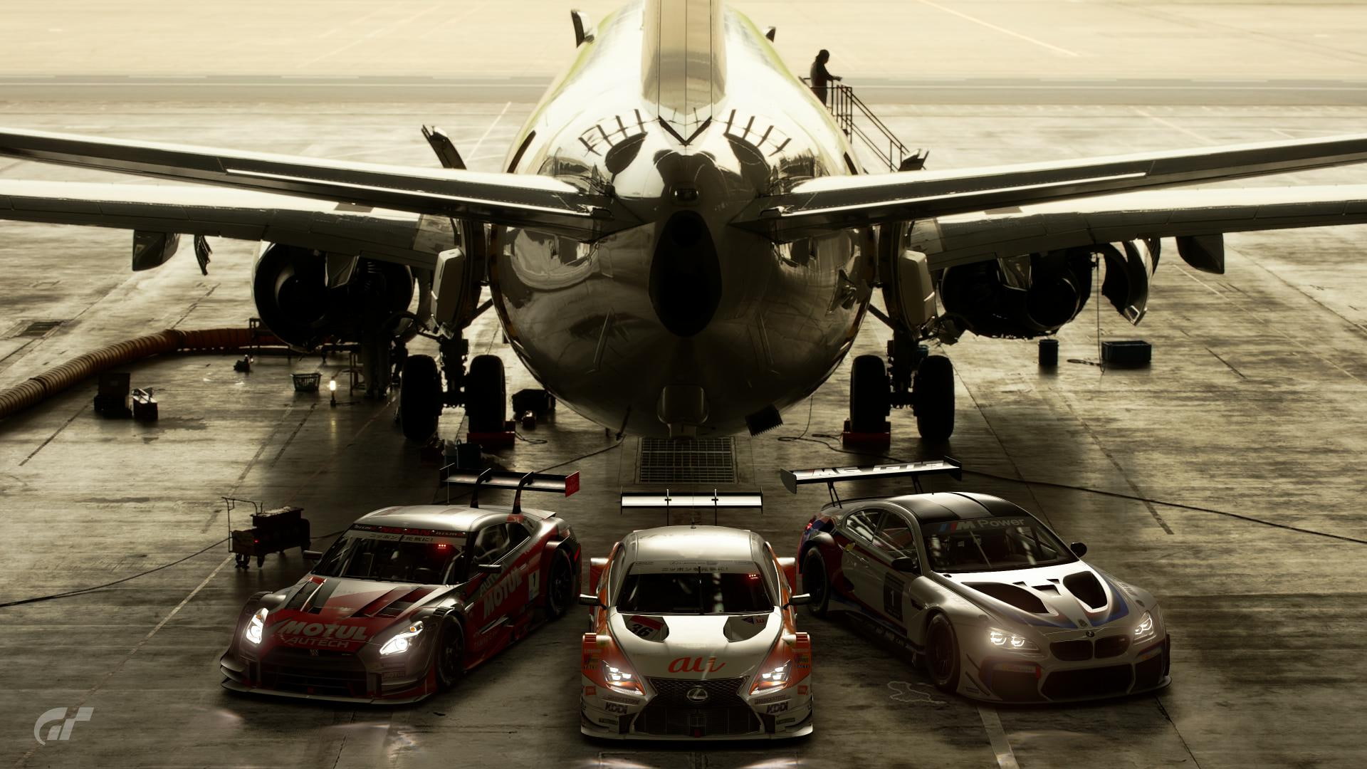 road, high angle view, Gran Turismo Sport, on the move, air vehicle, travel, front view, day, no people, body part, mode of transportation, sky, arrival, HD Wallpaper