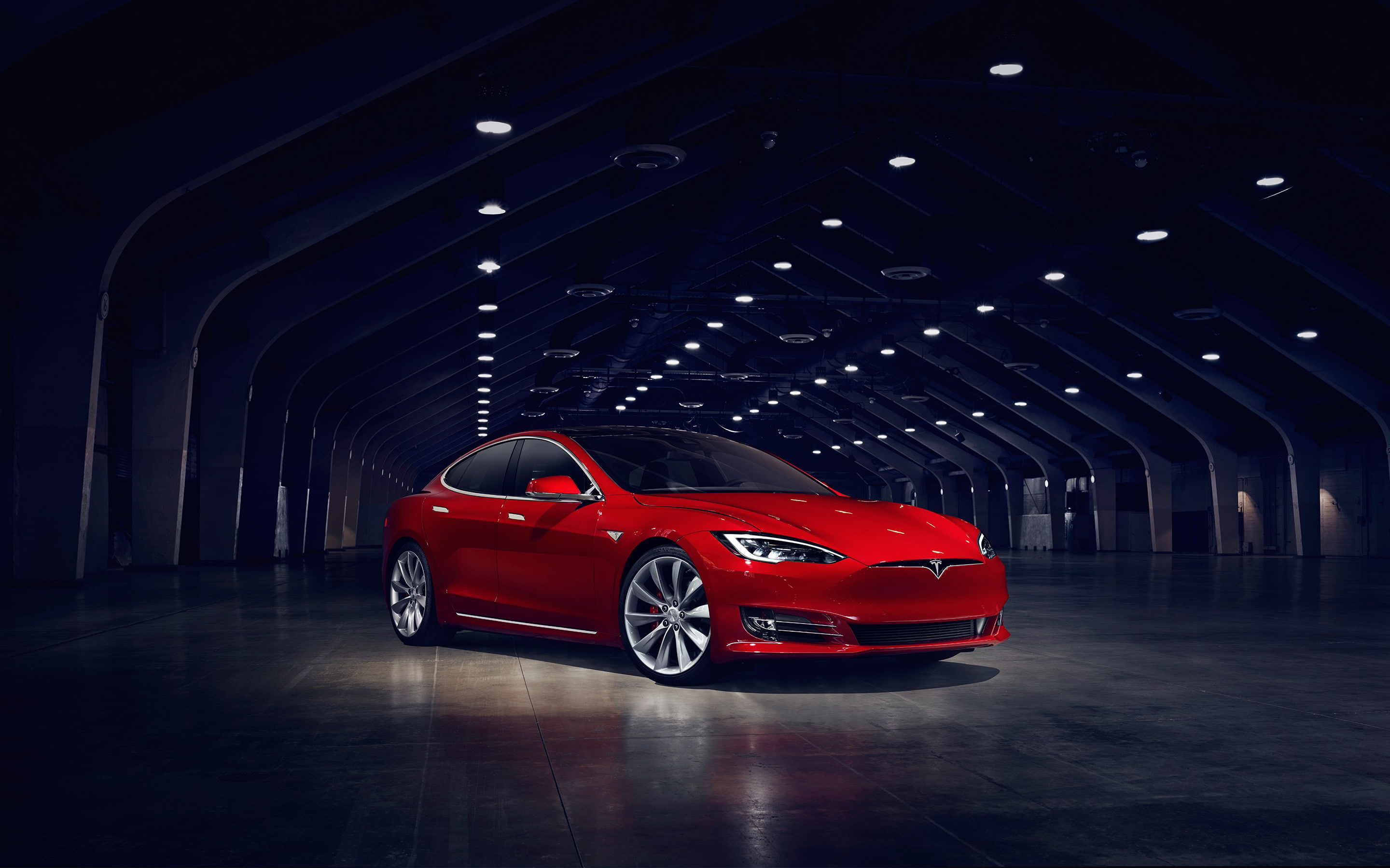 Tesla Motors, Tesla Model S P90D, Electric car, 2K, HD Wallpaper