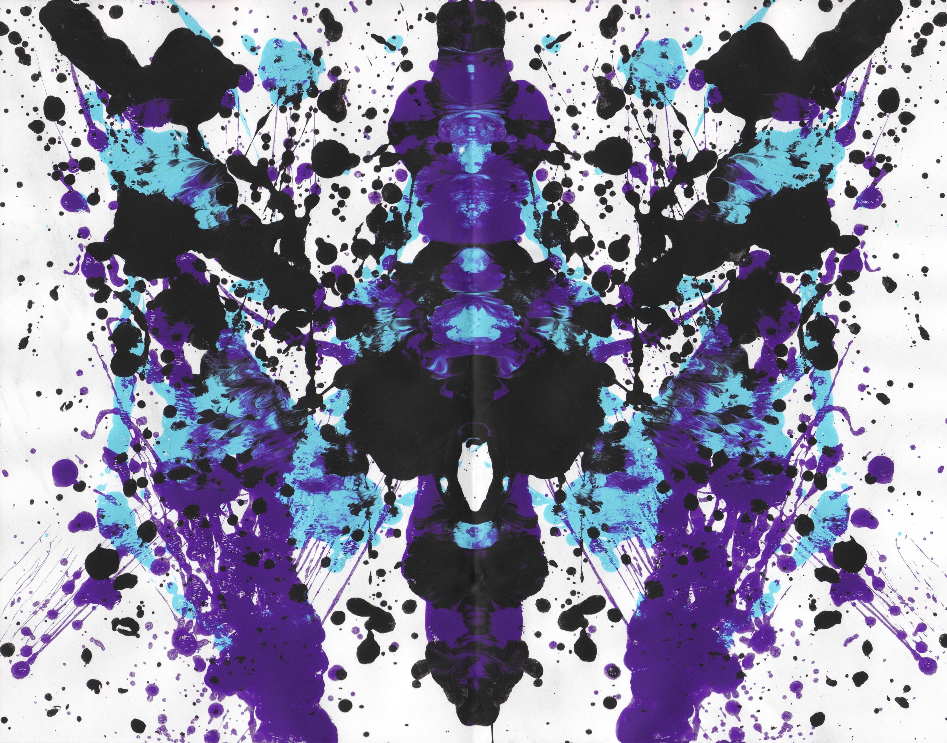 body part, white background, one person, indoors, purple, symmetry, Rorschach test, backgrounds, creativity, design, ink, abstract, digital composite, 2K, HD Wallpaper