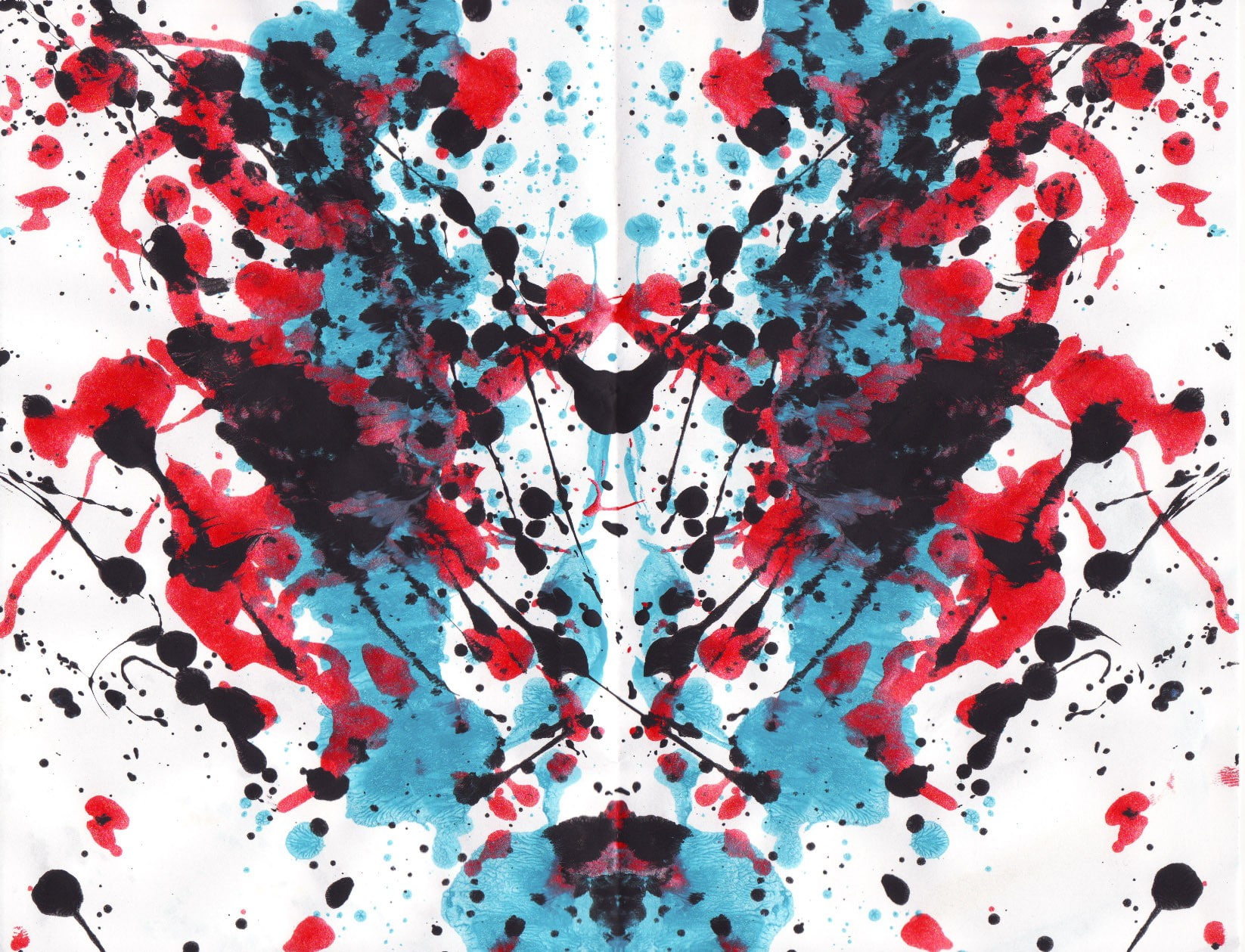 creativity, close-up, indoors, paint splatter, pattern, painted, design, symmetry, digital composite, Rorschach test, ink, multi colored, full frame, studio shot, HD Wallpaper