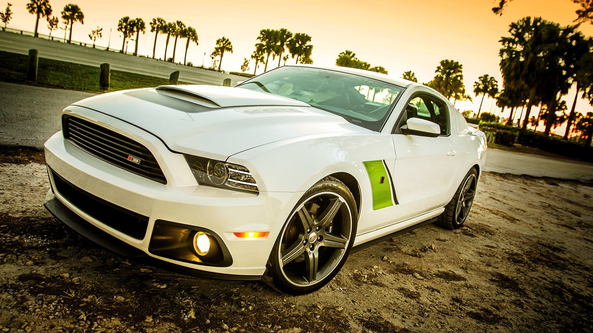 2009, stage, Mustang, 1080P, Ford, roush, HD Wallpaper