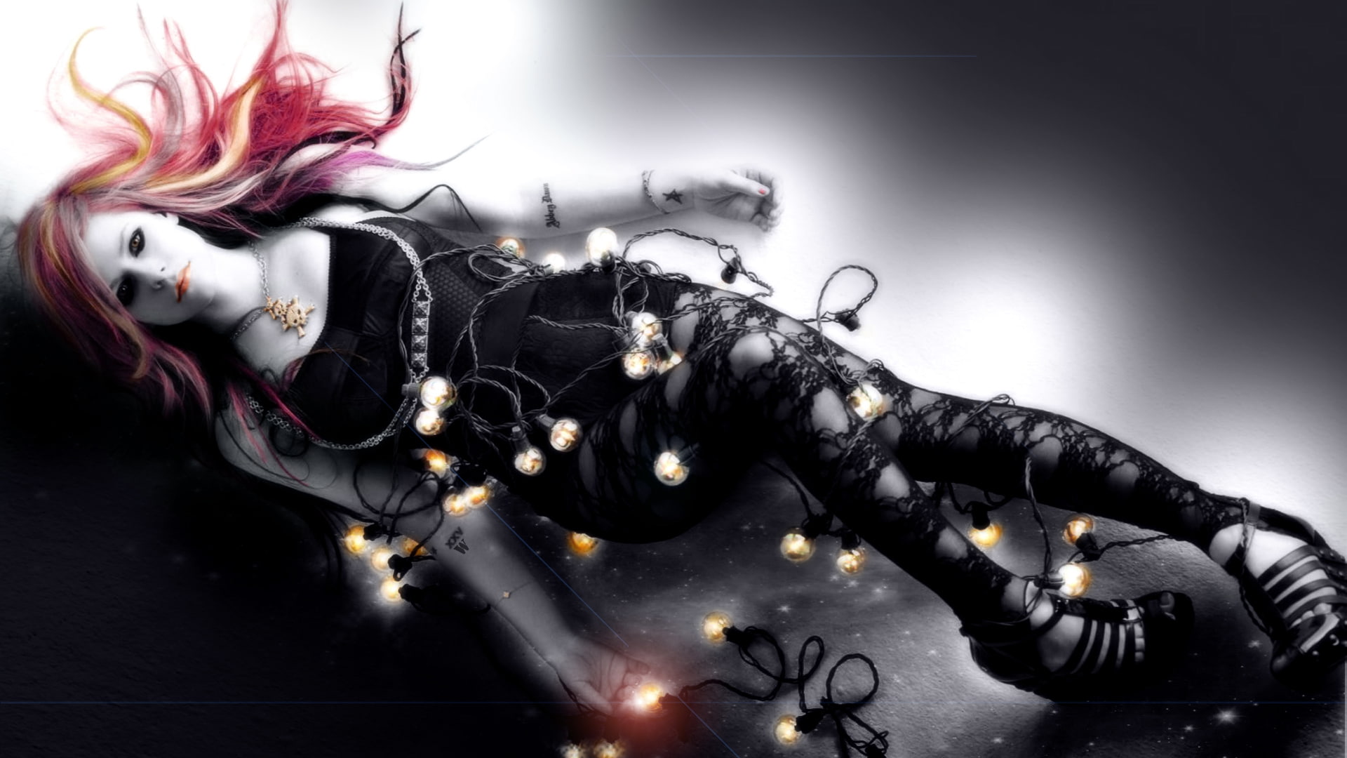 avril, music, 1080P, lavigne, hd, HD Wallpaper
