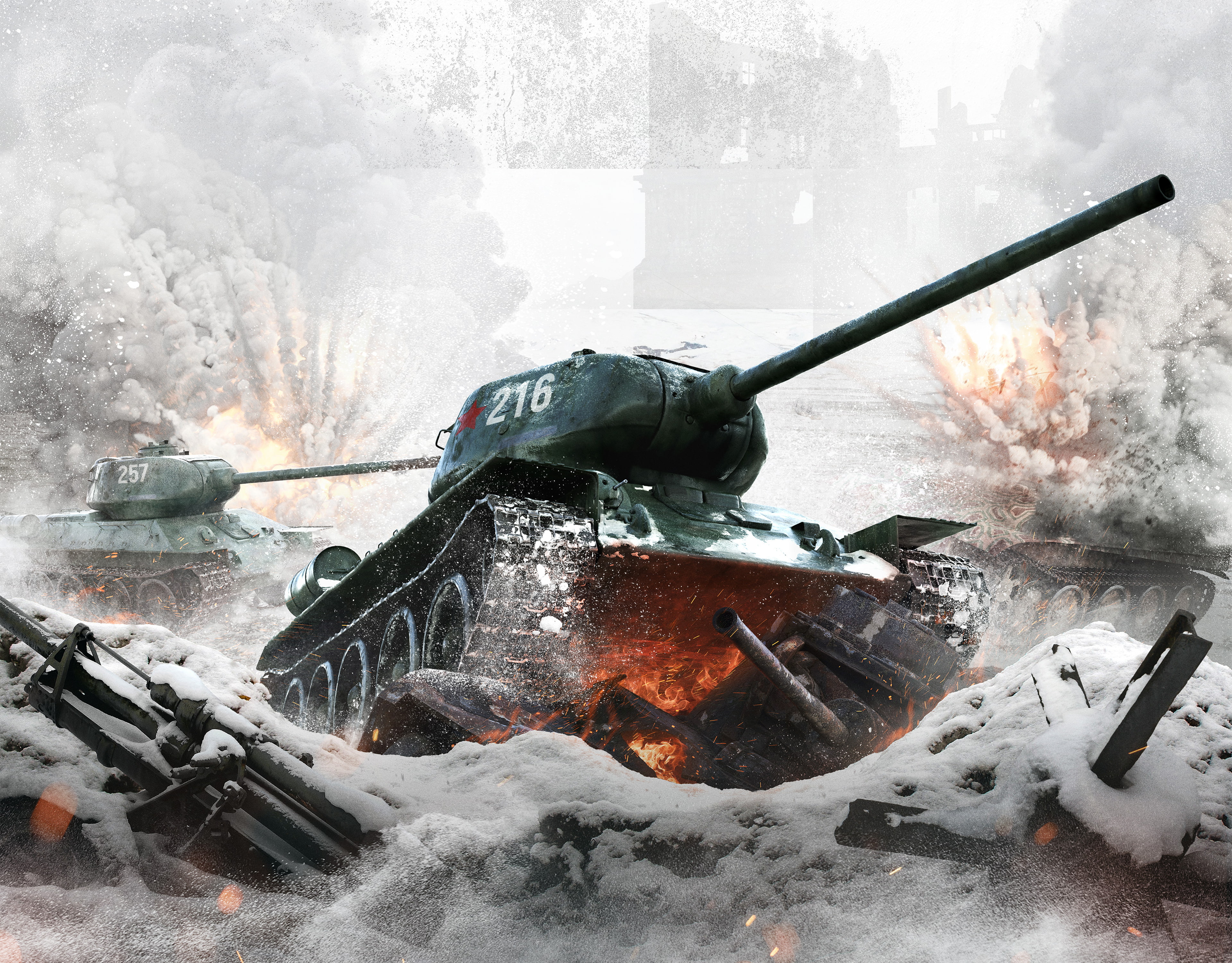 Action, 4K, Russian movie, T-34, 4K, 2018, HD Wallpaper
