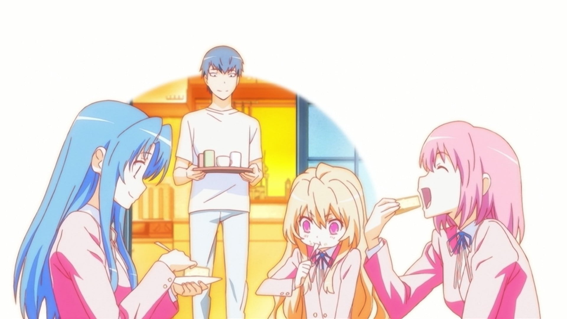 1080P, Aisaka Taiga, Kawashima Ami, Toradora!, HD Wallpaper