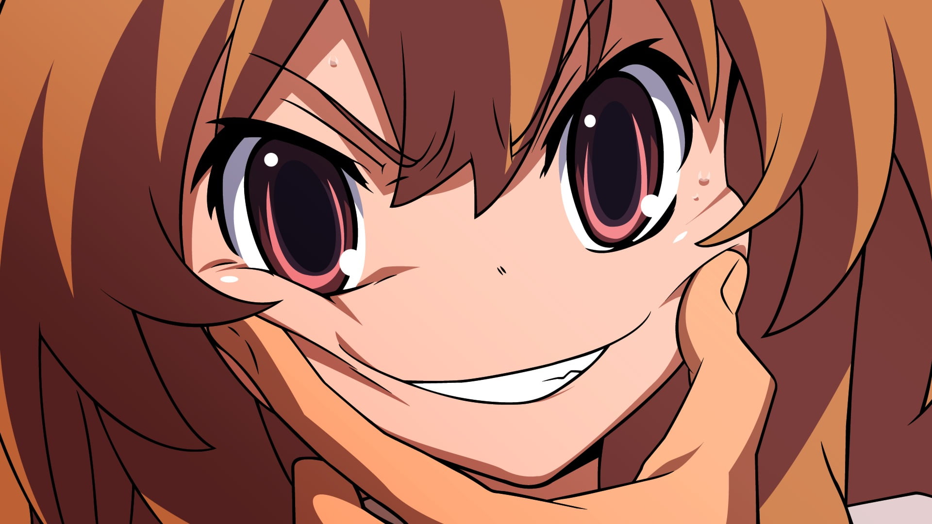 metal, day, anime, art and craft, technology, lighting equipment, design, pattern, Toradora!, no people, shape, eye, full frame, wall - building feature, HD Wallpaper