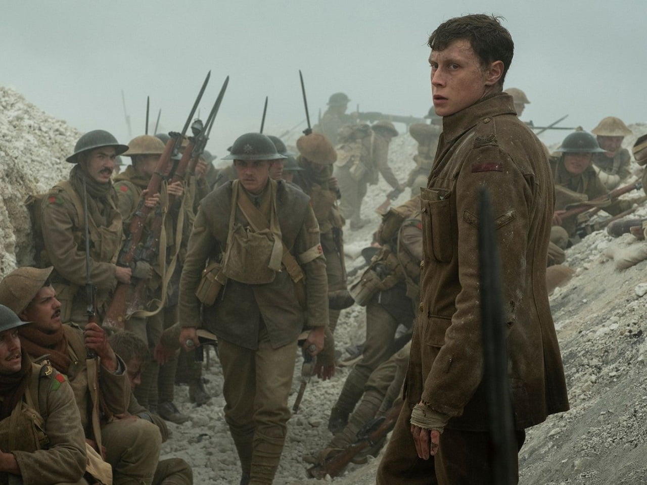 720P, movie scenes, war, British Army, 1917 (movie), World War I, world war, HD Wallpaper