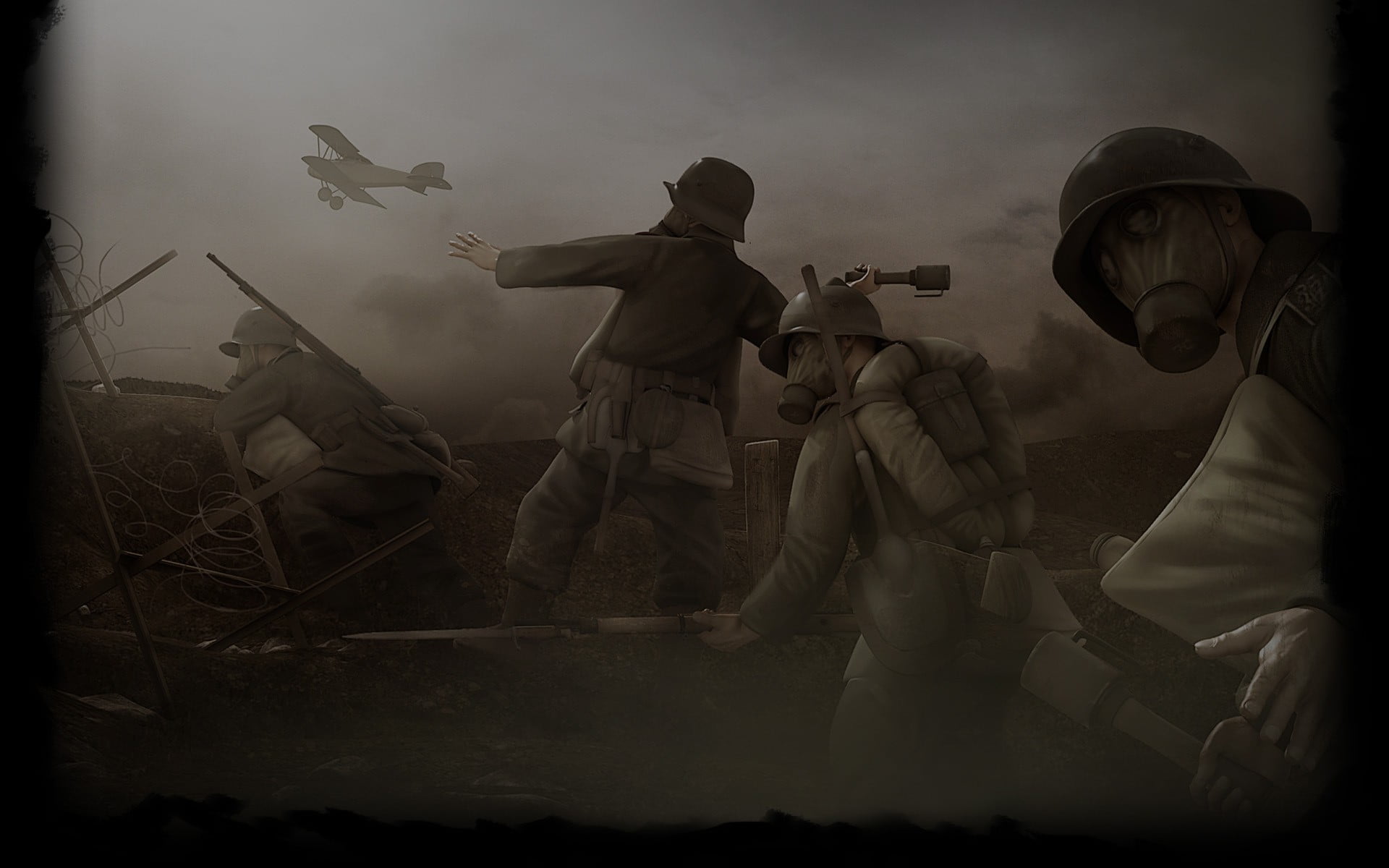 military, real people, video, government, art and craft, digital composite, outdoors, Verdun, occupation, people, representation, group of people, armed forces, HD Wallpaper