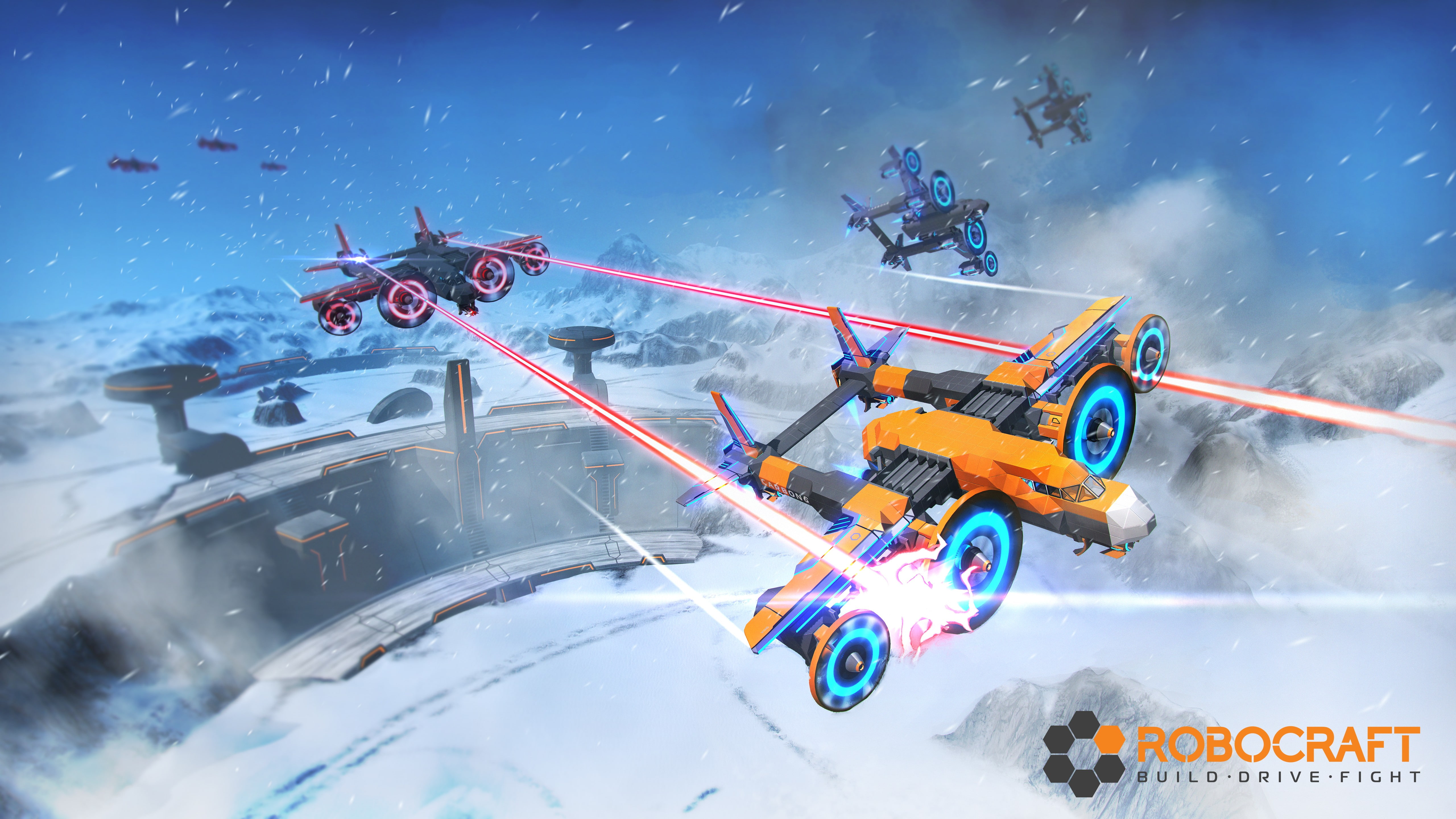 video games, 5K, robocraft, robot, HD Wallpaper
