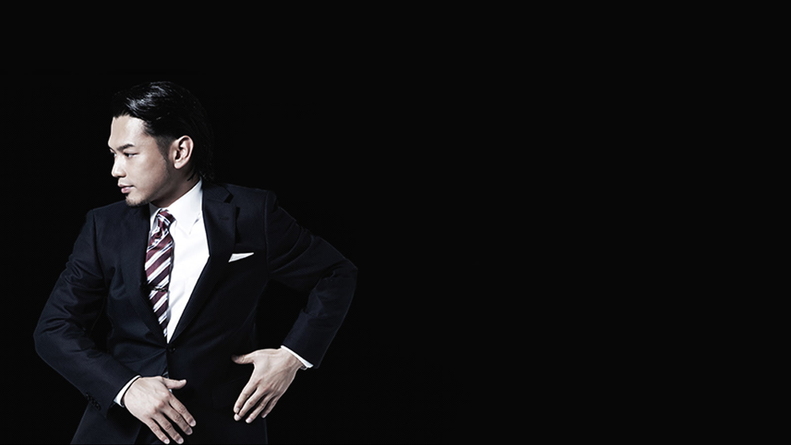 males, one person, formalwear, cut out, adult, suits, looking away, Genki Sudo, suit, World Order, business person, standing, studio shot, contemplation, HD Wallpaper