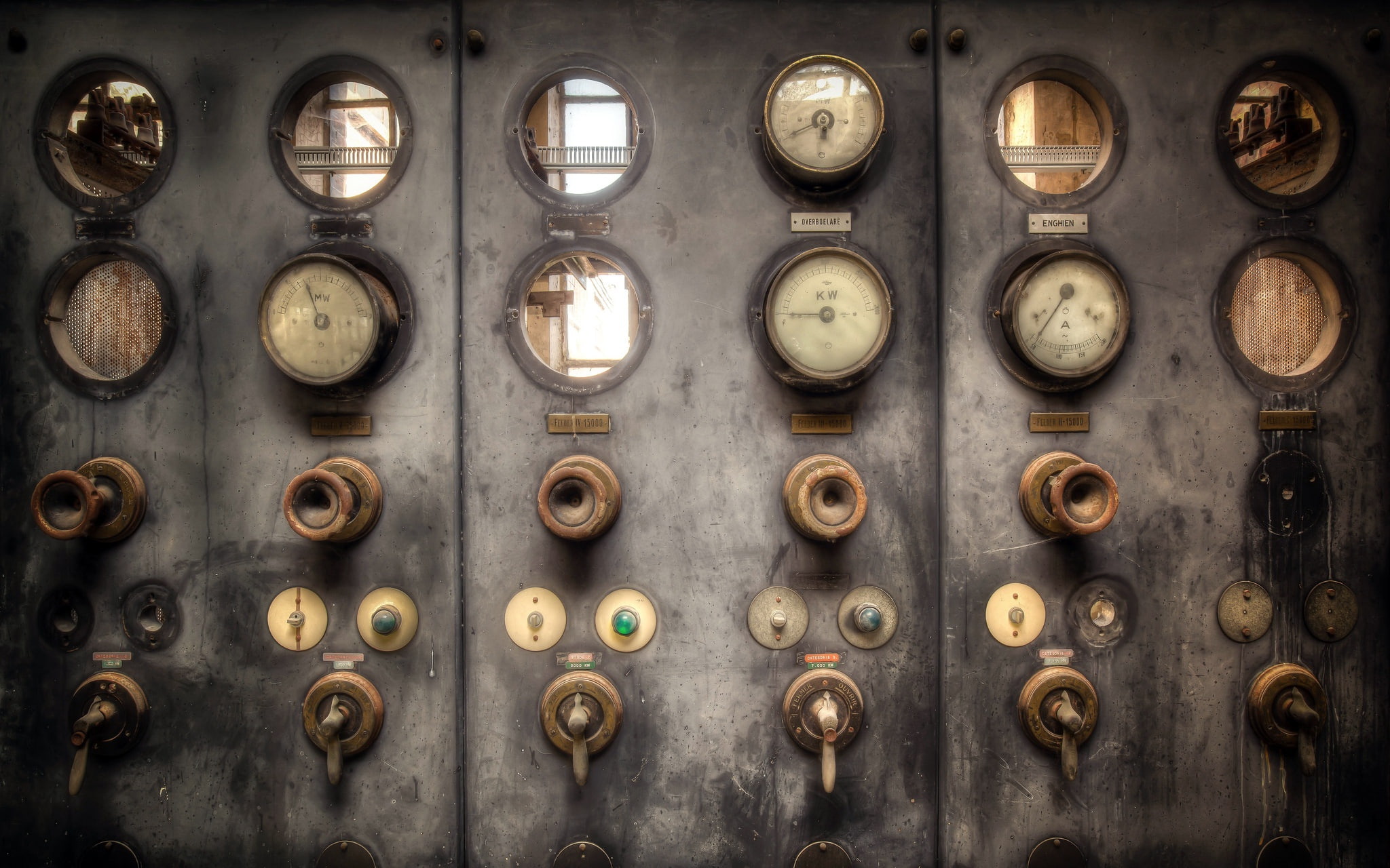 machine, old, technology, metal, 1080P, HD Wallpaper